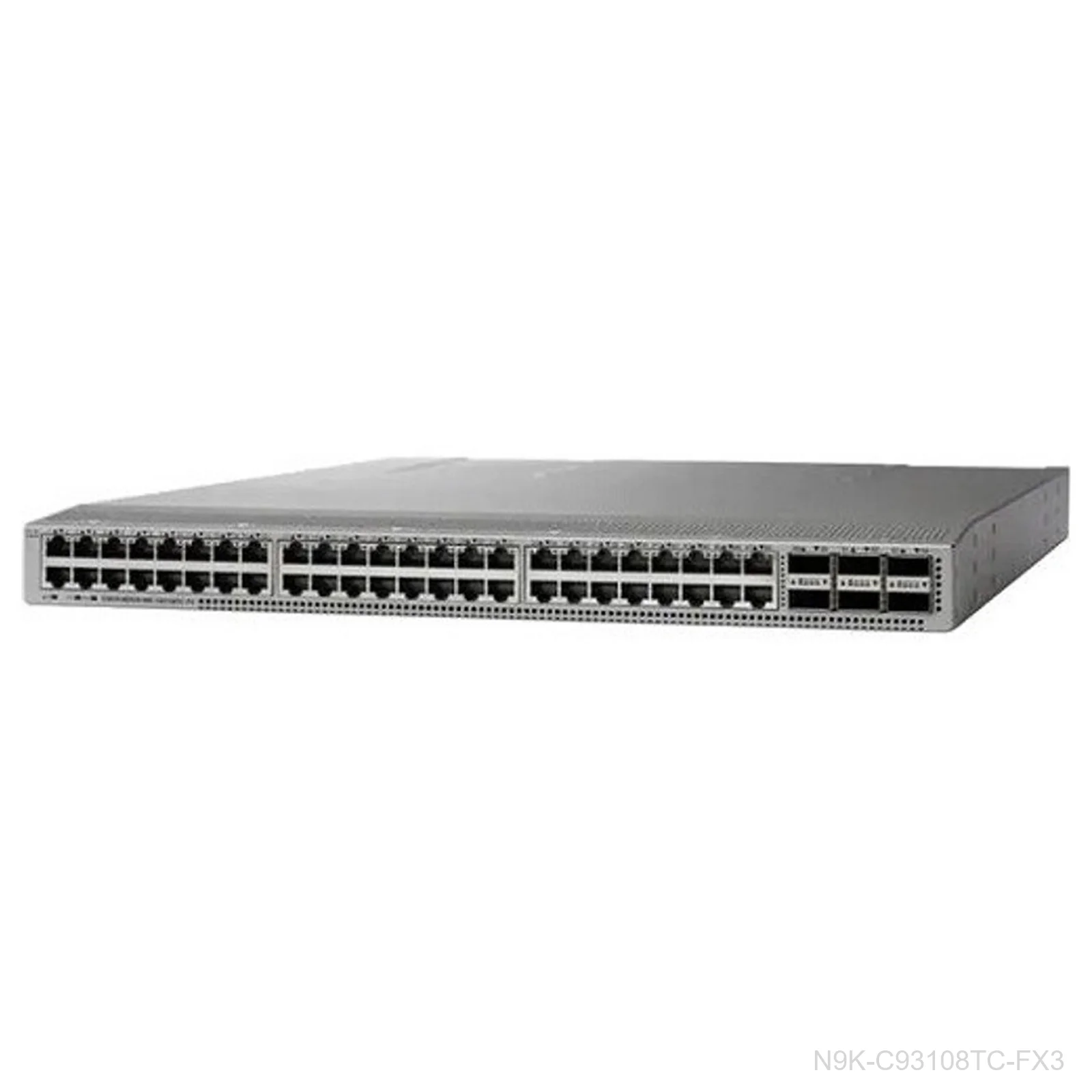 [N9K-C93108TC-FX3] Cisco N9K-C93108TC-FX3, Nexus 9300 Switch, 48x1/10G+6x40/100G, 1RU