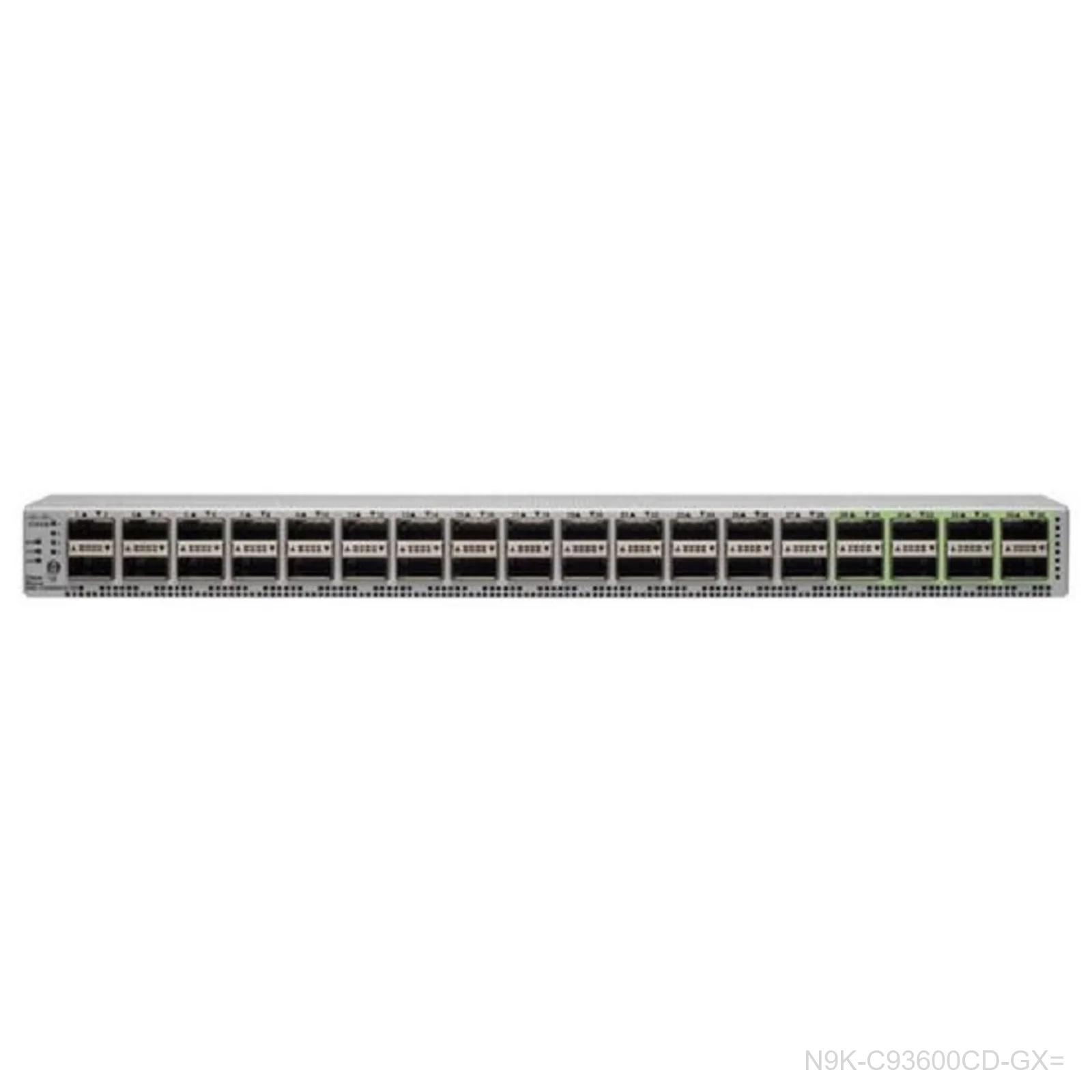 [N9K-C93600CD-GX=] Cisco N9K-C93600CD-GX=, Nexus 9300 Switch, 28x100G+8x400G QSFP, Spare