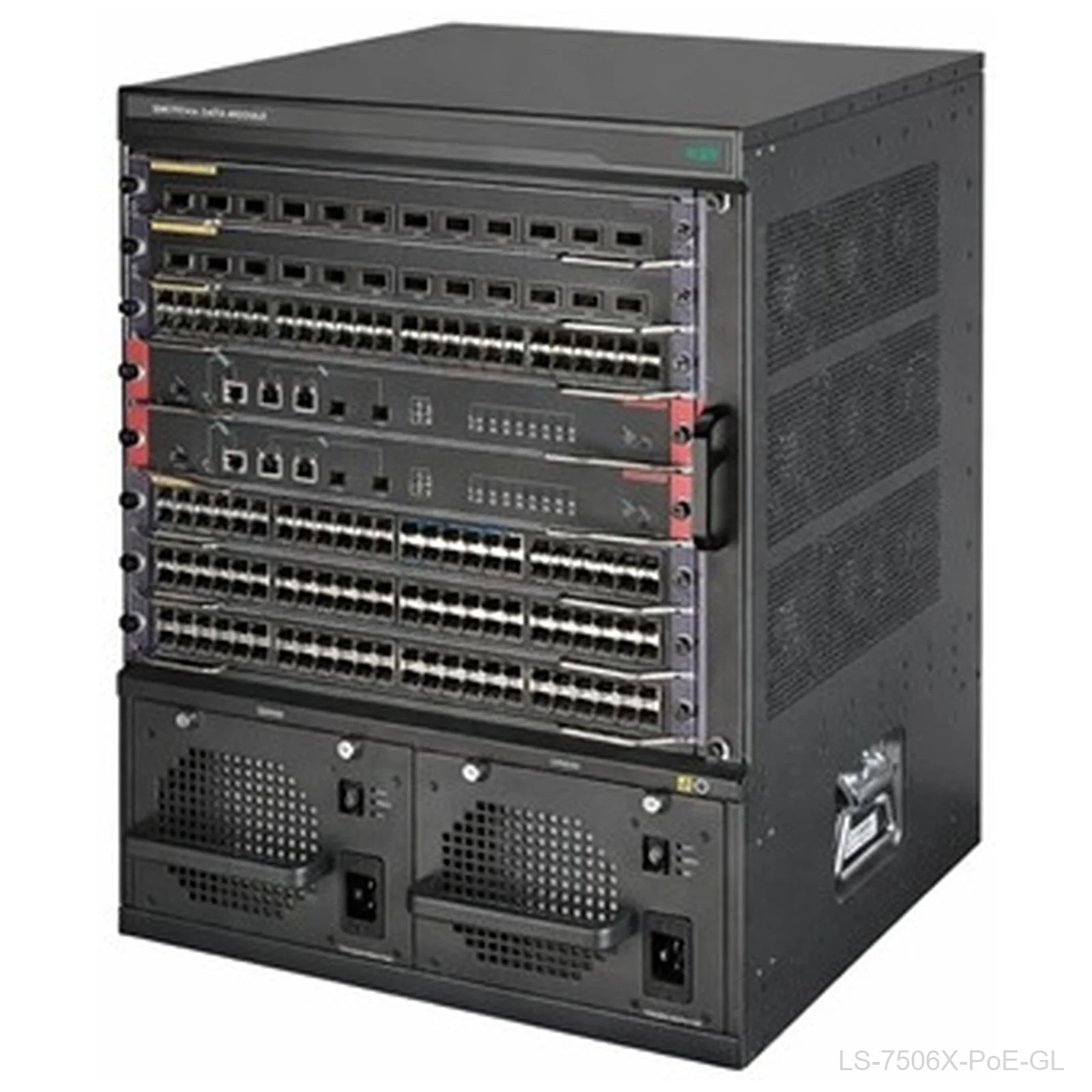 [LS-7506X-PoE-GL] H3C LS-7506X-PoE-GL, Enterprise Core Switch Chassis, 2 MPU, PoE