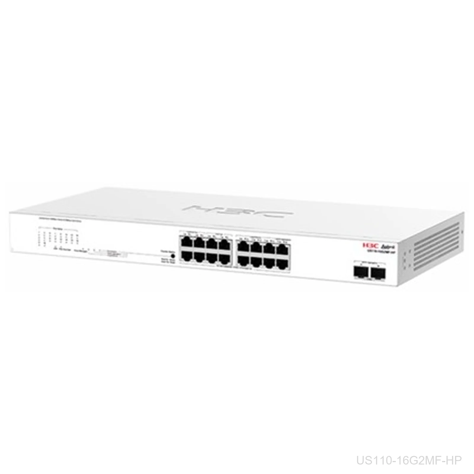 [US110-16G2MF-HP] H3C US110-16G2MF-HP, Aolynk 16-Port Gigabit PoE+, 225W, 2x 2.5G SFP