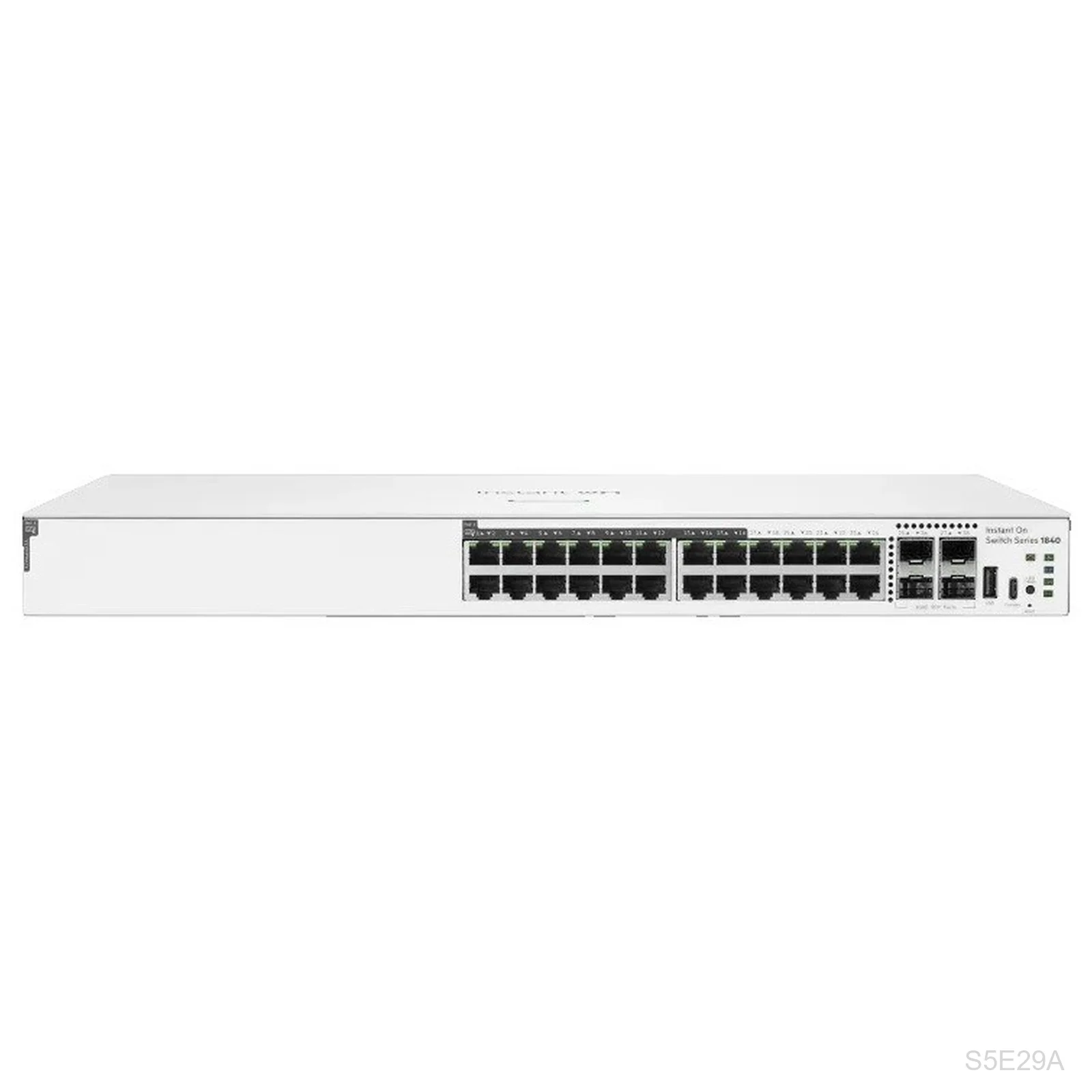 [S5E29A] HPE Instant On S5E29A 1840 24-Port Gigabit Switch, 16-Port PoE, 4xSFP