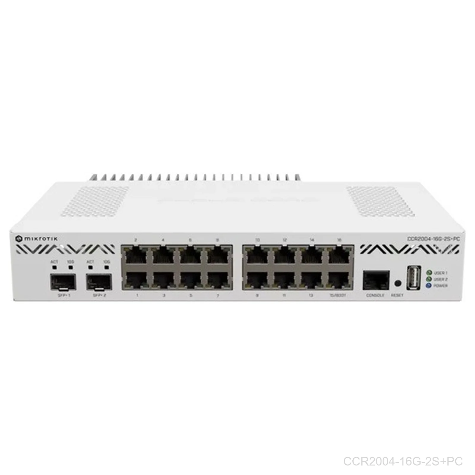 [CCR2004-16G-2S+PC] MikroTik CCR2004-16G-2S+PC – Router
