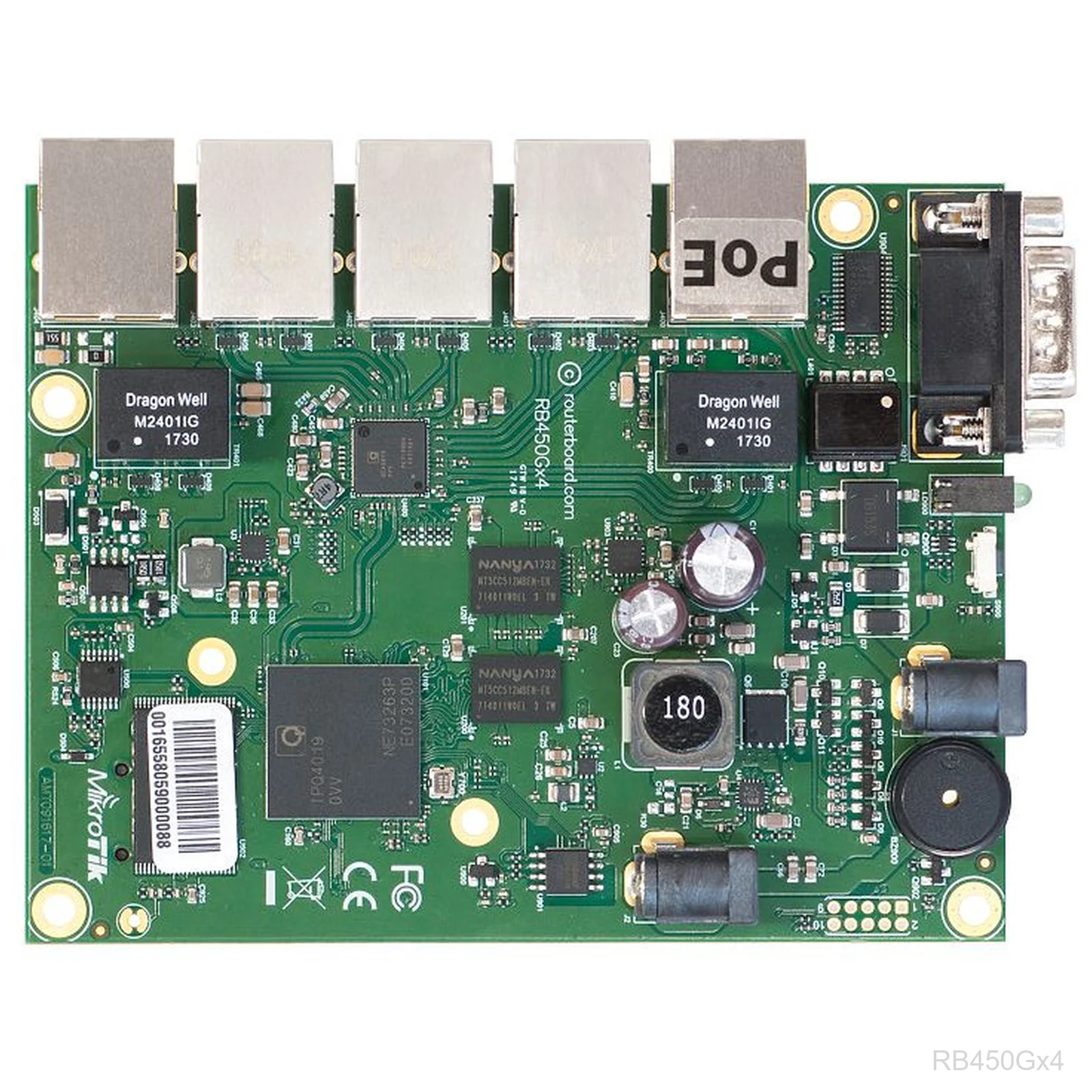 [RB450Gx4] MikroTik RB450Gx4 – Router, PoE, 5-Port Gigabit