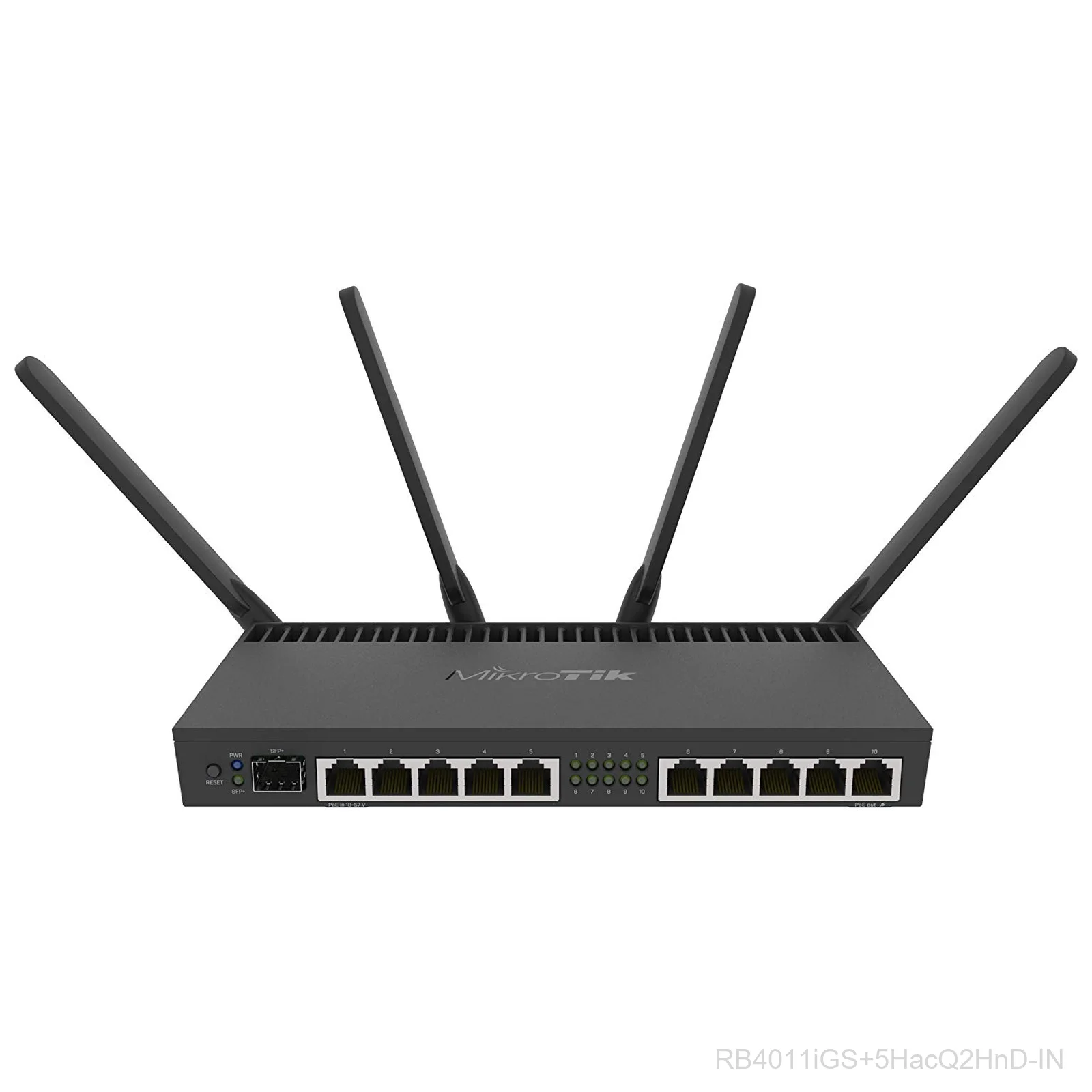 [RB4011iGS+5HacQ2HnD-IN] MikroTik RB4011iGS+5HacQ2HnD-IN – Router, WiFi 5, 10-Port Gigabit