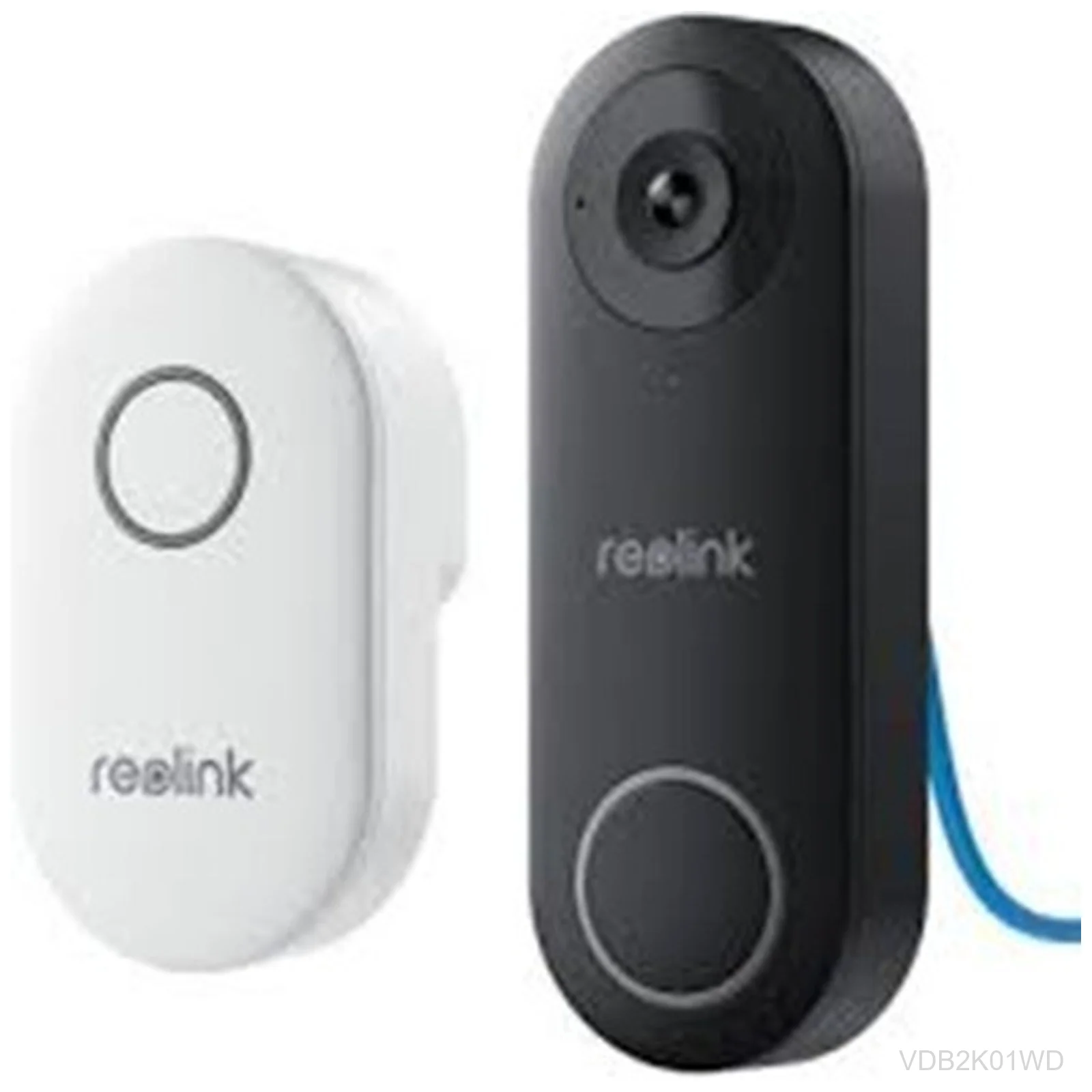 [VDB2K01WD] Reolink Video Doorbell PoE, with Chime, 2K+ 5MP, 180° Diagonal View