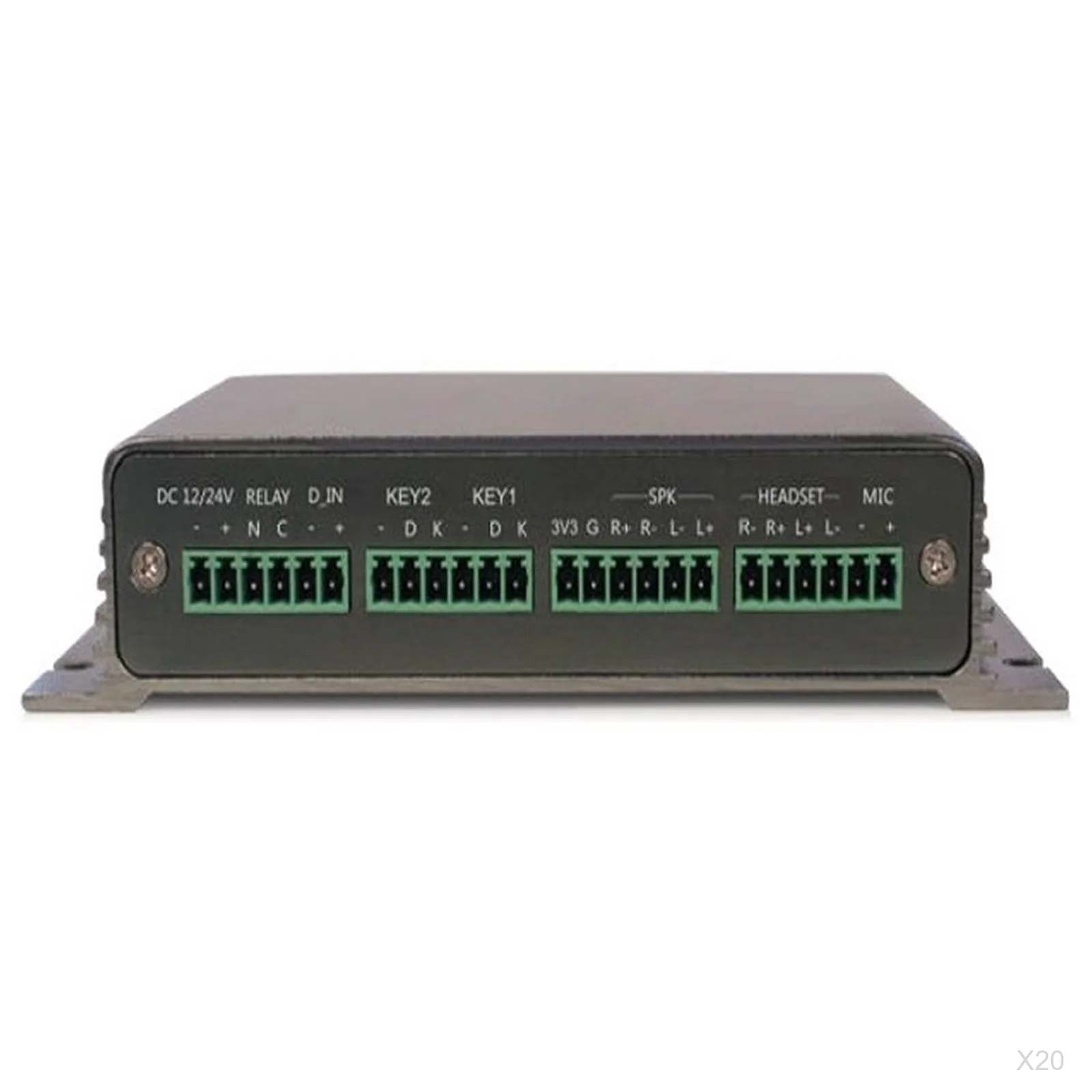 [X20] ZYCOO X20, SIP PA Paging Gateway, Keypad, LCD, 2x10W Output