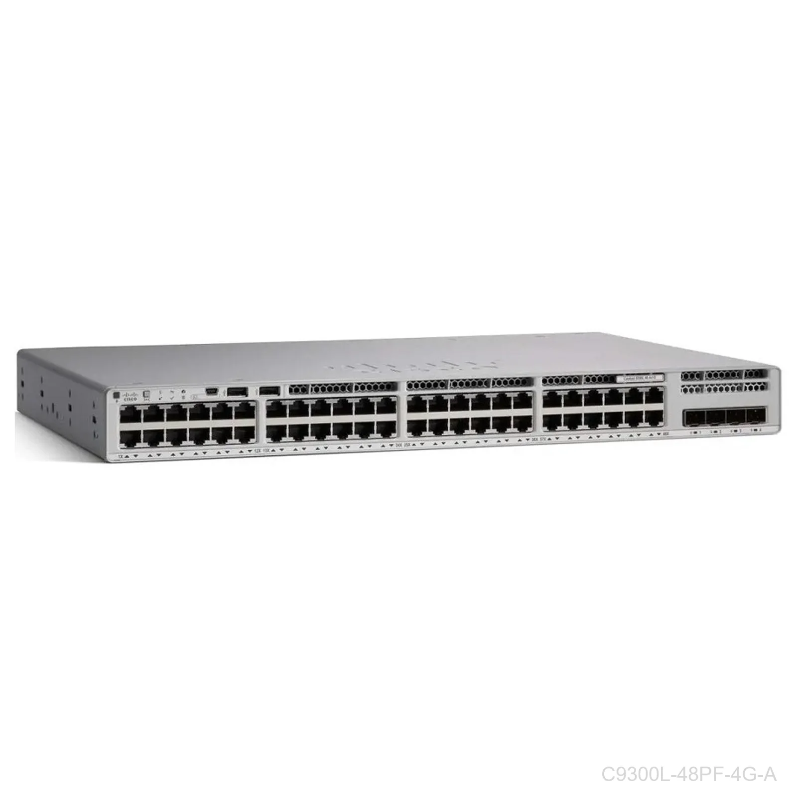 [C9300L-48PF-4G-A] Cisco C9300L-48PF-4G-A, Catalyst 9300L 48-Port PoE+ Switch Network