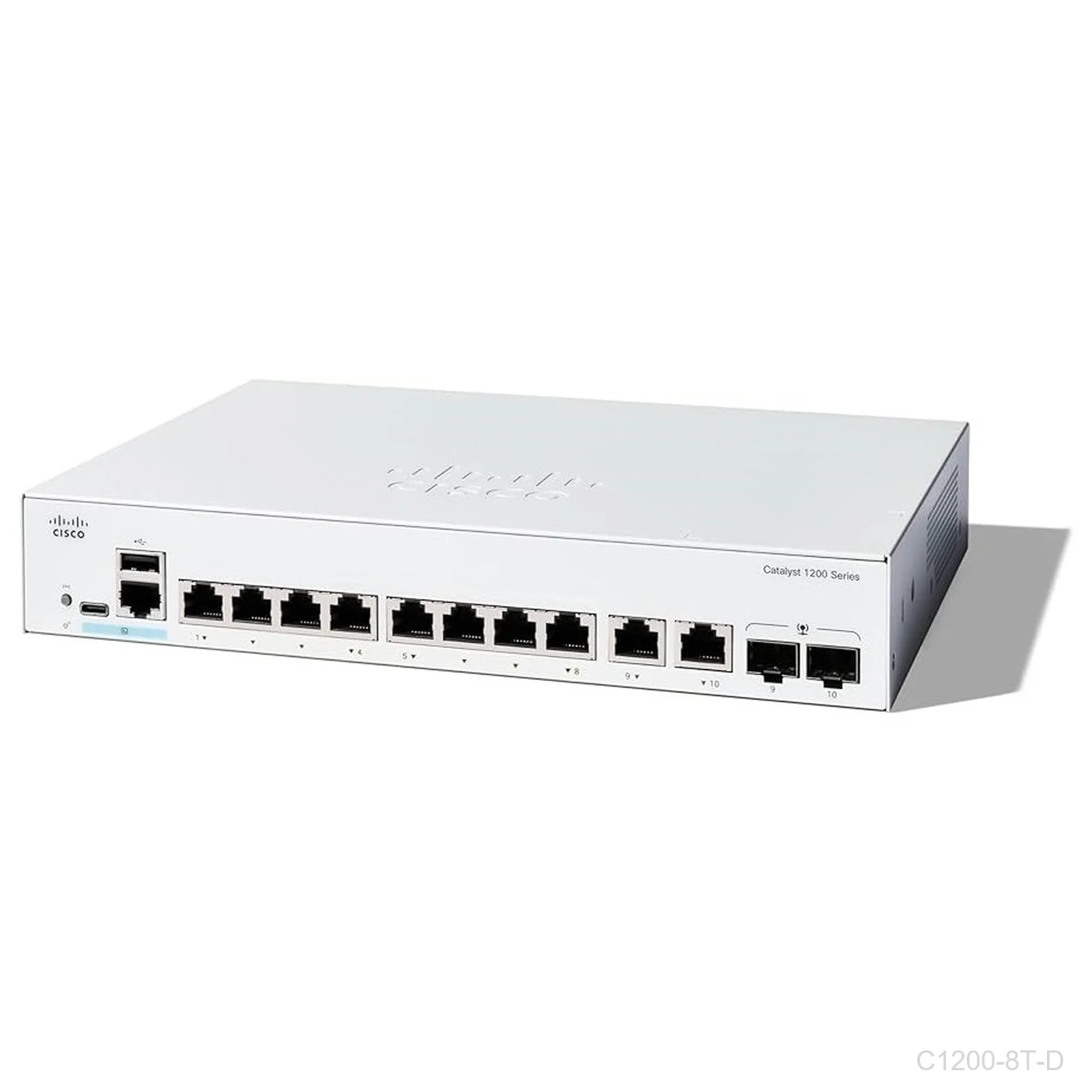 [C1200-8T-D] Cisco C1200-8T-D, Catalyst 1200, 8 ports Giga desktop Switch