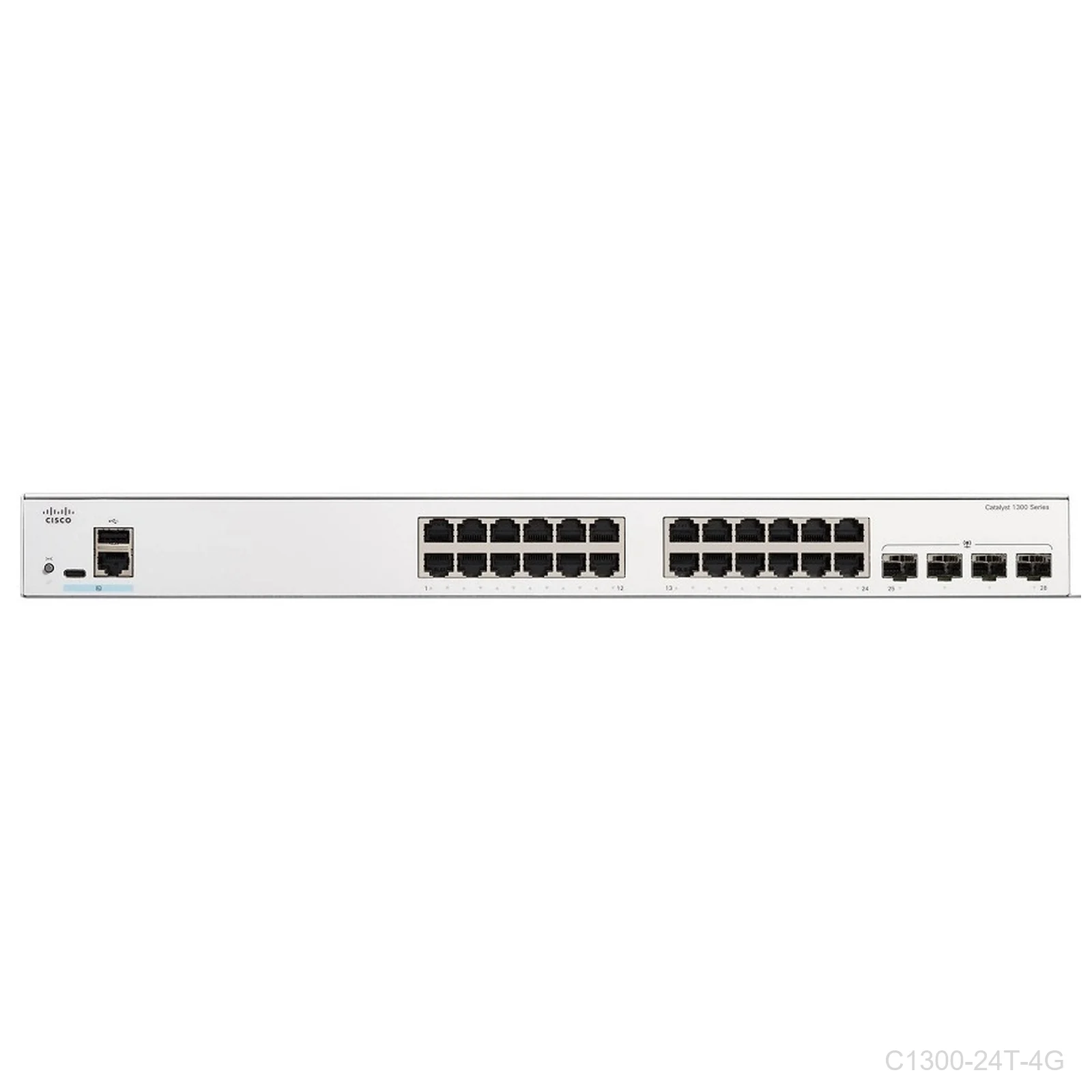 [C1300-24T-4G] Cisco C1300-24T-4G, 24 ports Giga + 4 x 1G SFP ports, Catalyst Switch