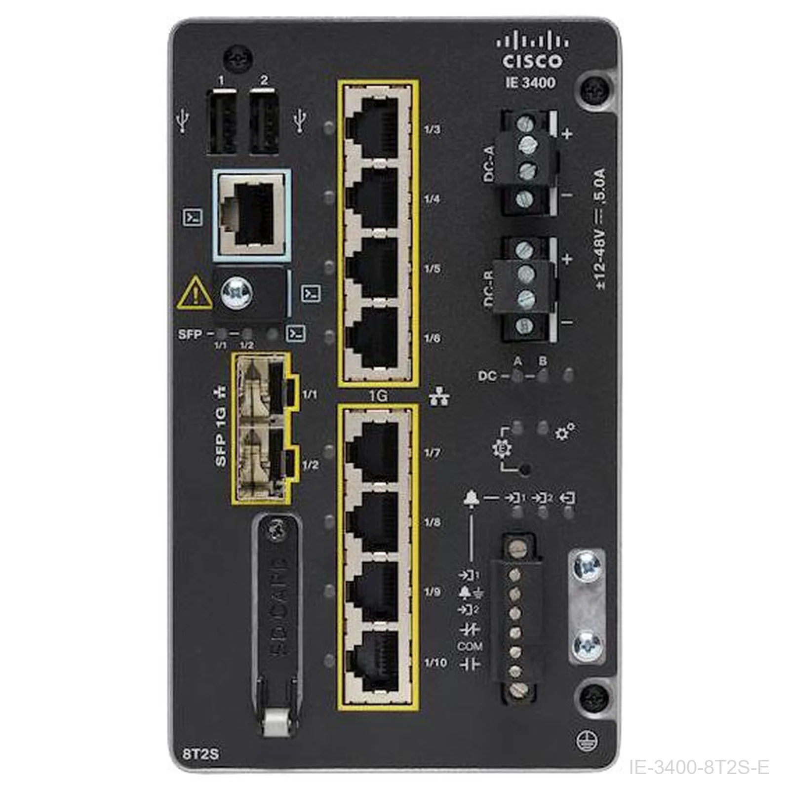 [IE-3400-8T2S-E] Cisco IE-3400-8T2S-E, Catalyst IE3400 Rugged Switch, Network Essentials