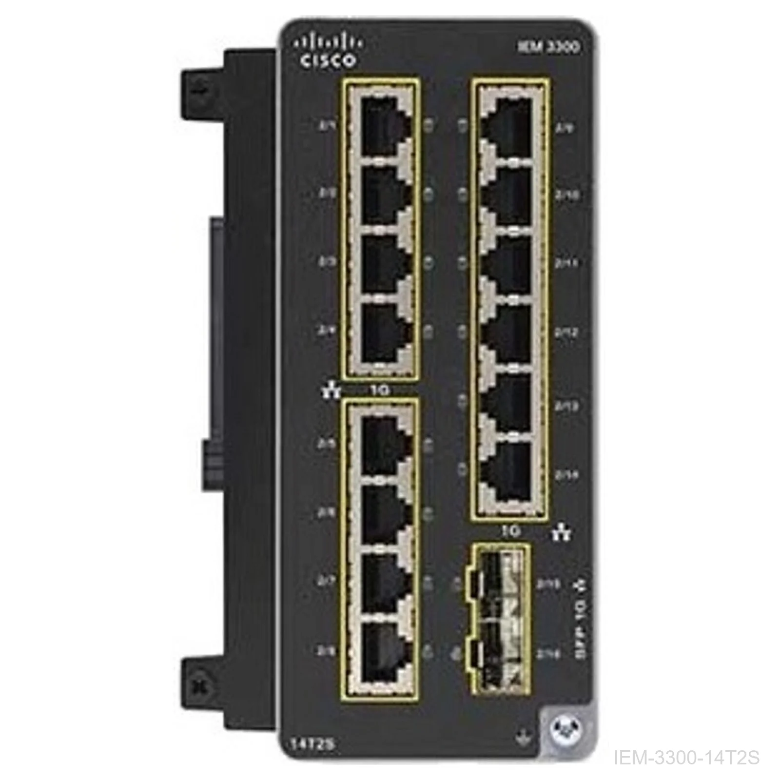 [IEM-3300-14T2S] Cisco IEM-3300-14T2S, Catalyst IE3300, 14 GE Copper + 2 GE SFP