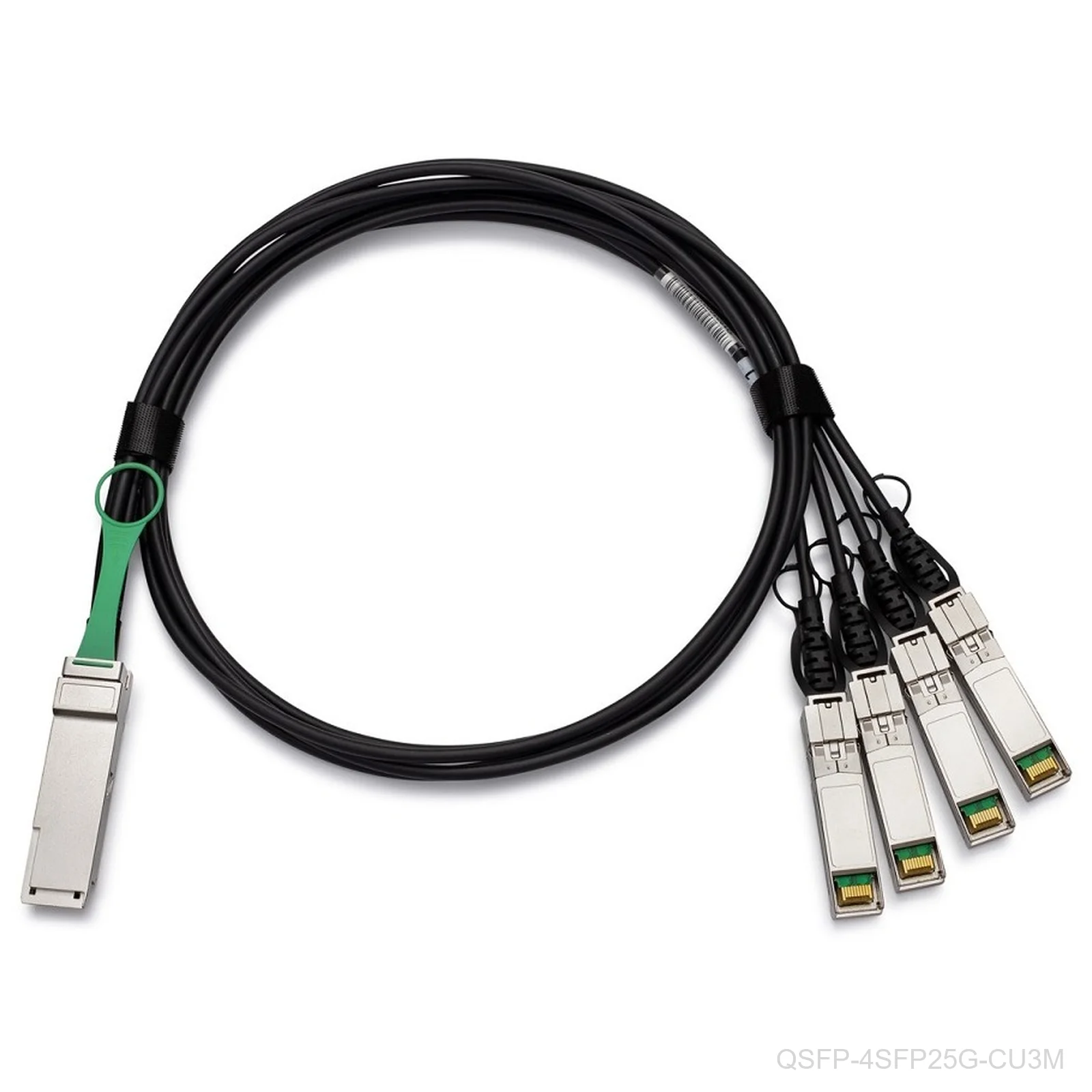 [QSFP-4SFP25G-CU3M] Cisco QSFP-4SFP25G-CU3M, 100GBASE QSFP to 4x SFP25G Passive Copper, 3 m