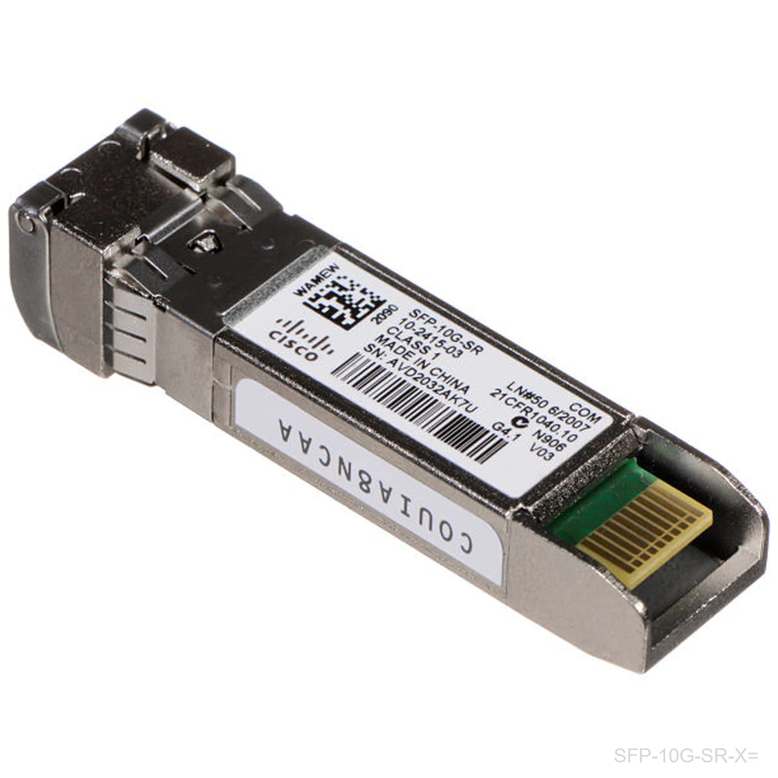[SFP-10G-SR-X=] Cisco SFP-10G-SR-X=, 10GBASE-SR SFP Module, Extended Temperature Range