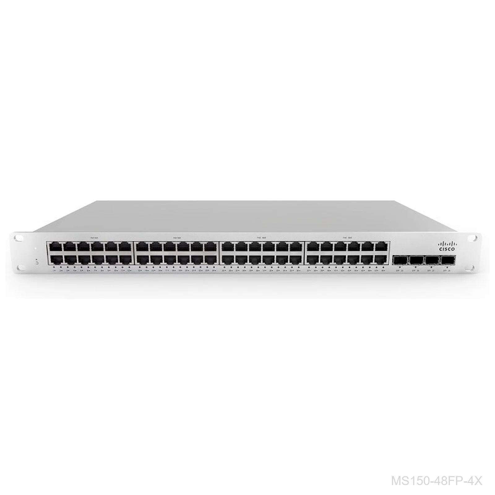 Cisco Meraki MS150-48FP-4X 48-Port Gigabit PoE Switch, 10G Uplinks