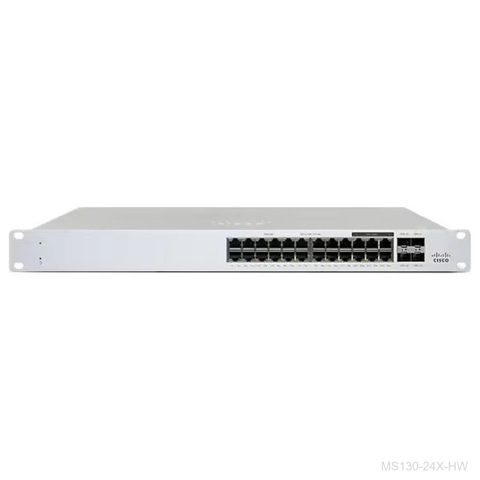 Cisco Meraki MS130-24X-HW 24-Port Multigigabit PoE Switch, 10G Uplinks