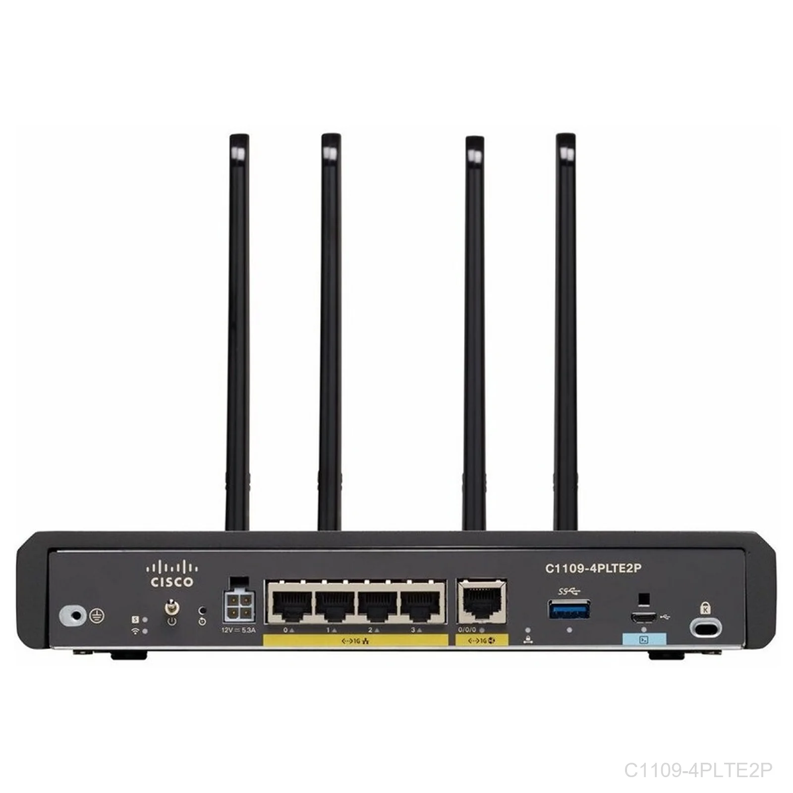 Cisco C1109-4PLTE2P ISR 1109 M2M Four-Port Gigabit Dual-Pluggable Router
