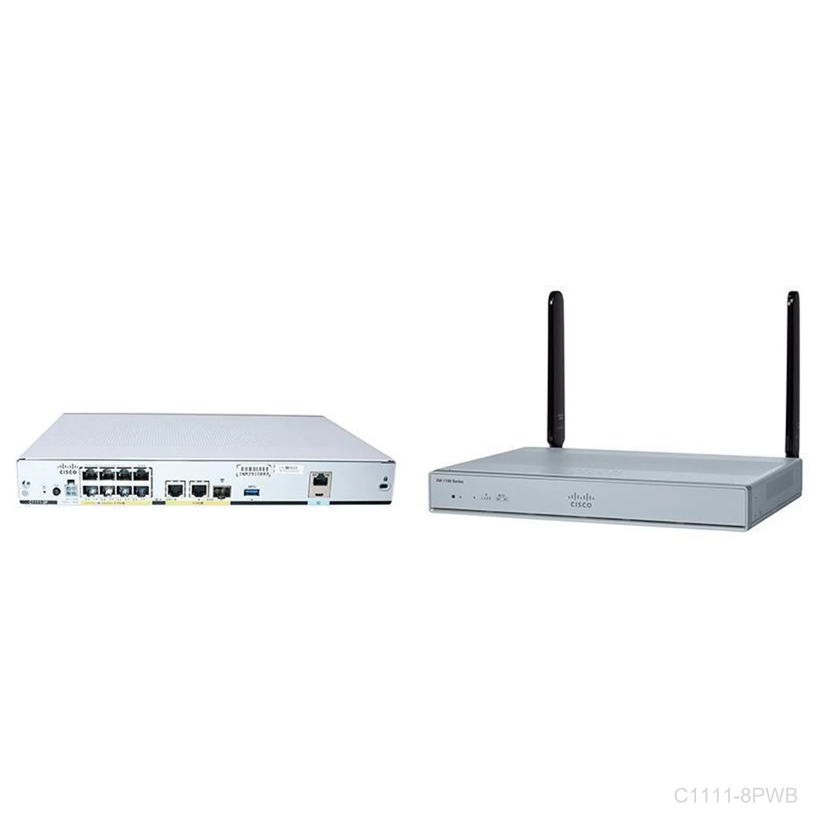 Cisco C1111-8PWB ISR 1111 Eight-Port Dual WAN Wi-Fi 5 Router, B Domain
