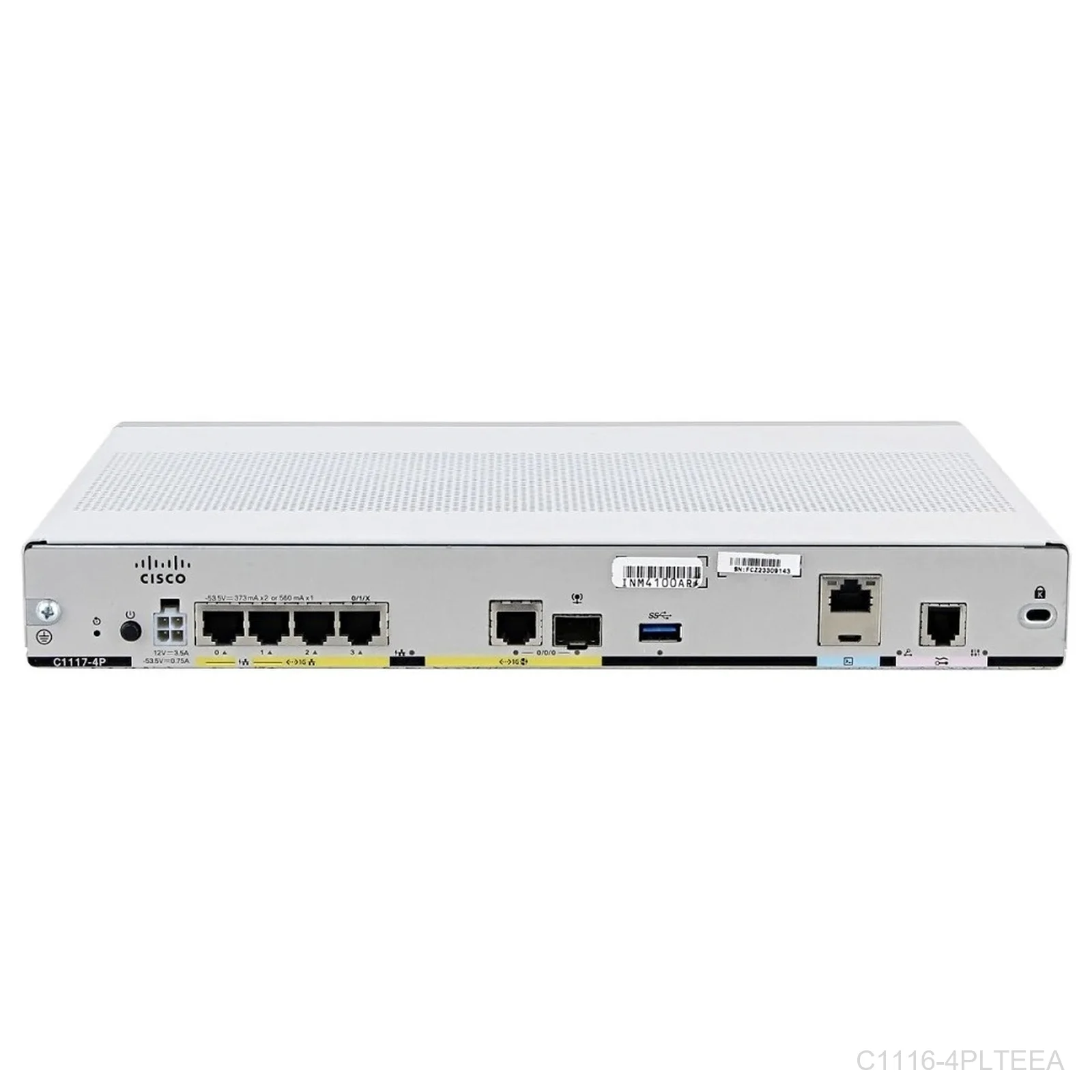 Cisco C1116-4PLTEEA ISR 1116 Four-Port DSL Annex B/J and LTE Router, EMEA/NA