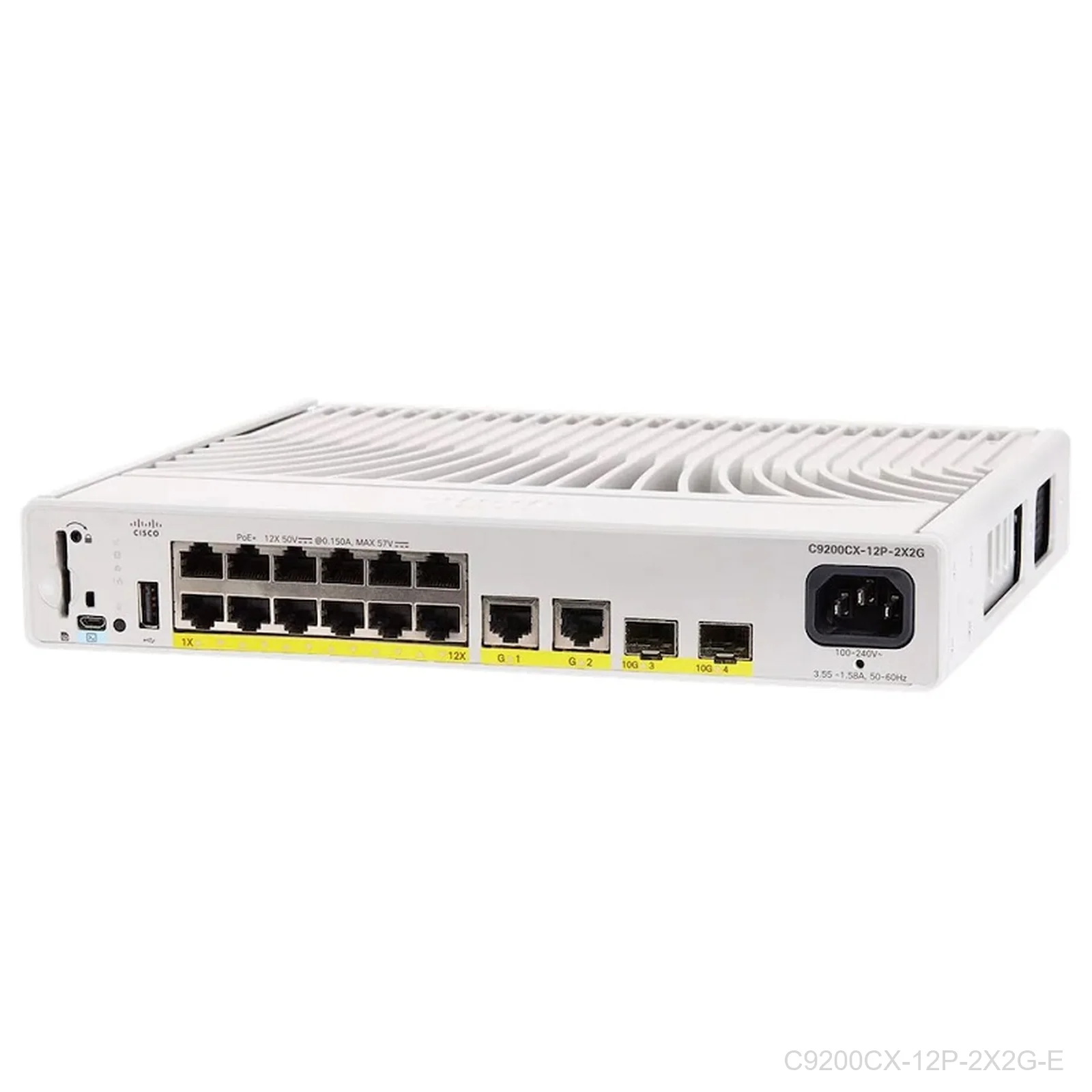 Cisco C9200CX-12P-2X2G-E Catalyst 9200CX 12-Port PoE+ Switch Network Essentials