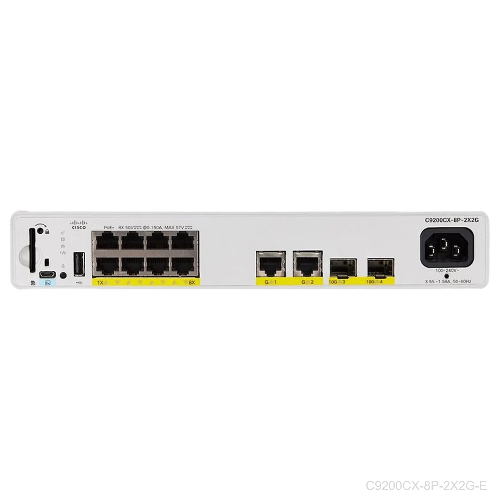 Cisco C9200CX-8P-2X2G-E Catalyst 9200CX 8-Port PoE+ Switch Network Essentials