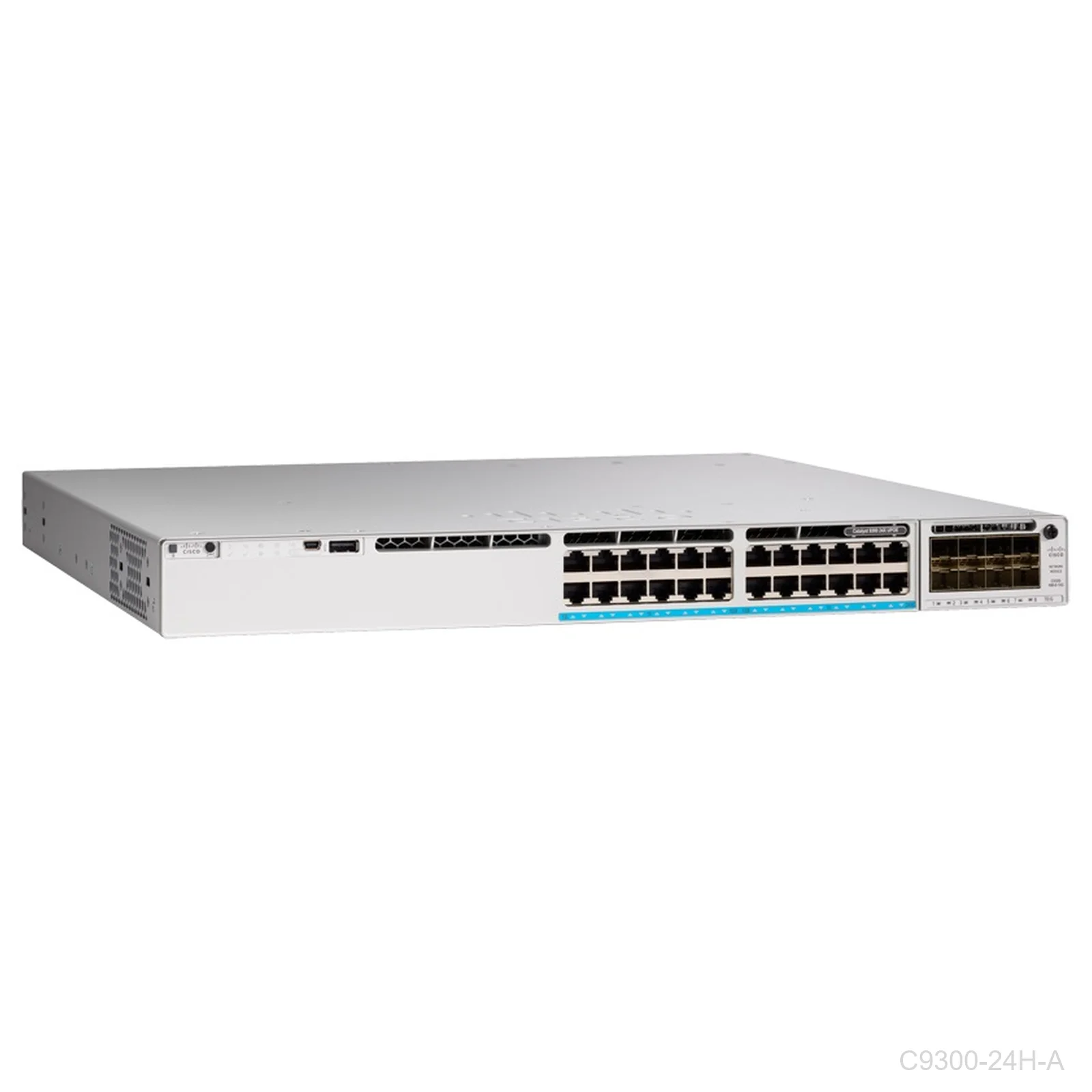 Cisco C9300-24H-A Catalyst 9300 24-Port UPOE+ Switch Network Advantage