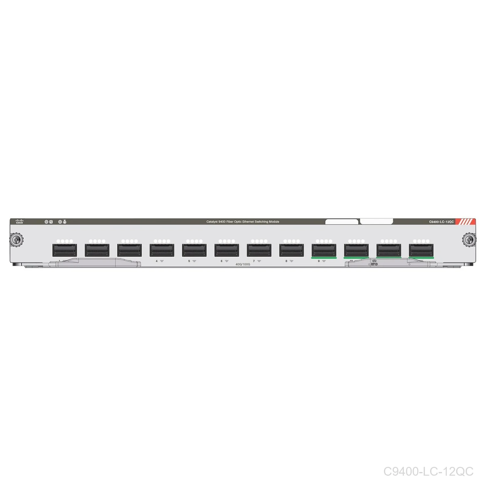 Cisco C9400-LC-12QC Catalyst 9400 12-Port 40G / 4-Port 100G Line Card