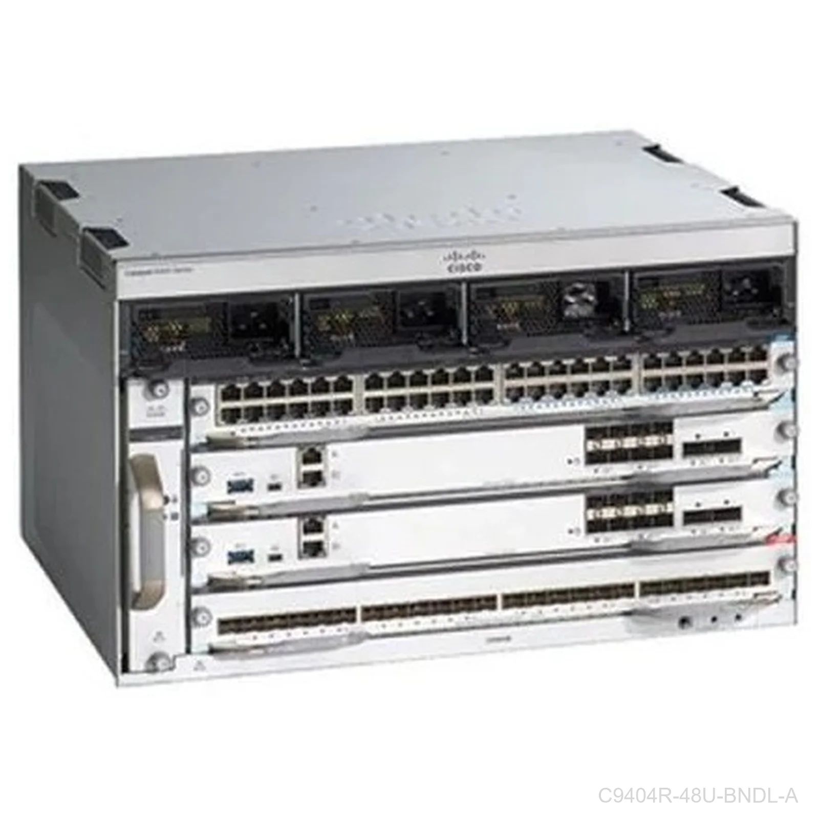 Cisco C9404R-48U-BNDL-A Catalyst 9400 4-Slot Switch Bundle