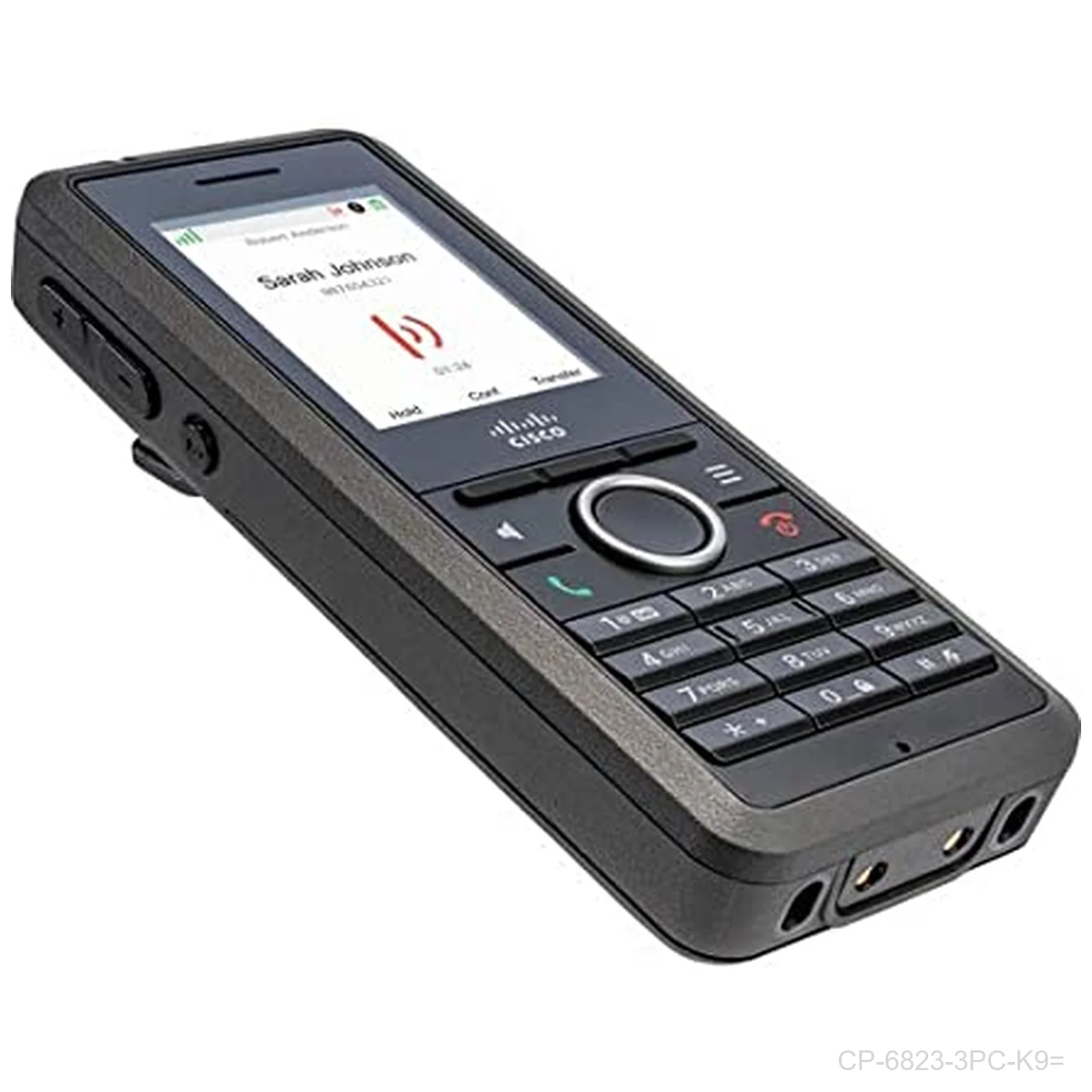 [CP-6823-3PC-K9=] Cisco CP-6823-3PC-K9= 6823 MPP DECT Handset with Battery and Cradle