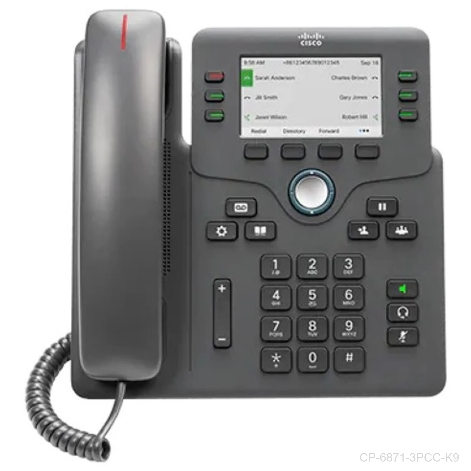 Cisco CP-6871-3PCC-K9 6871 6-Line MPP Colour IP Phone