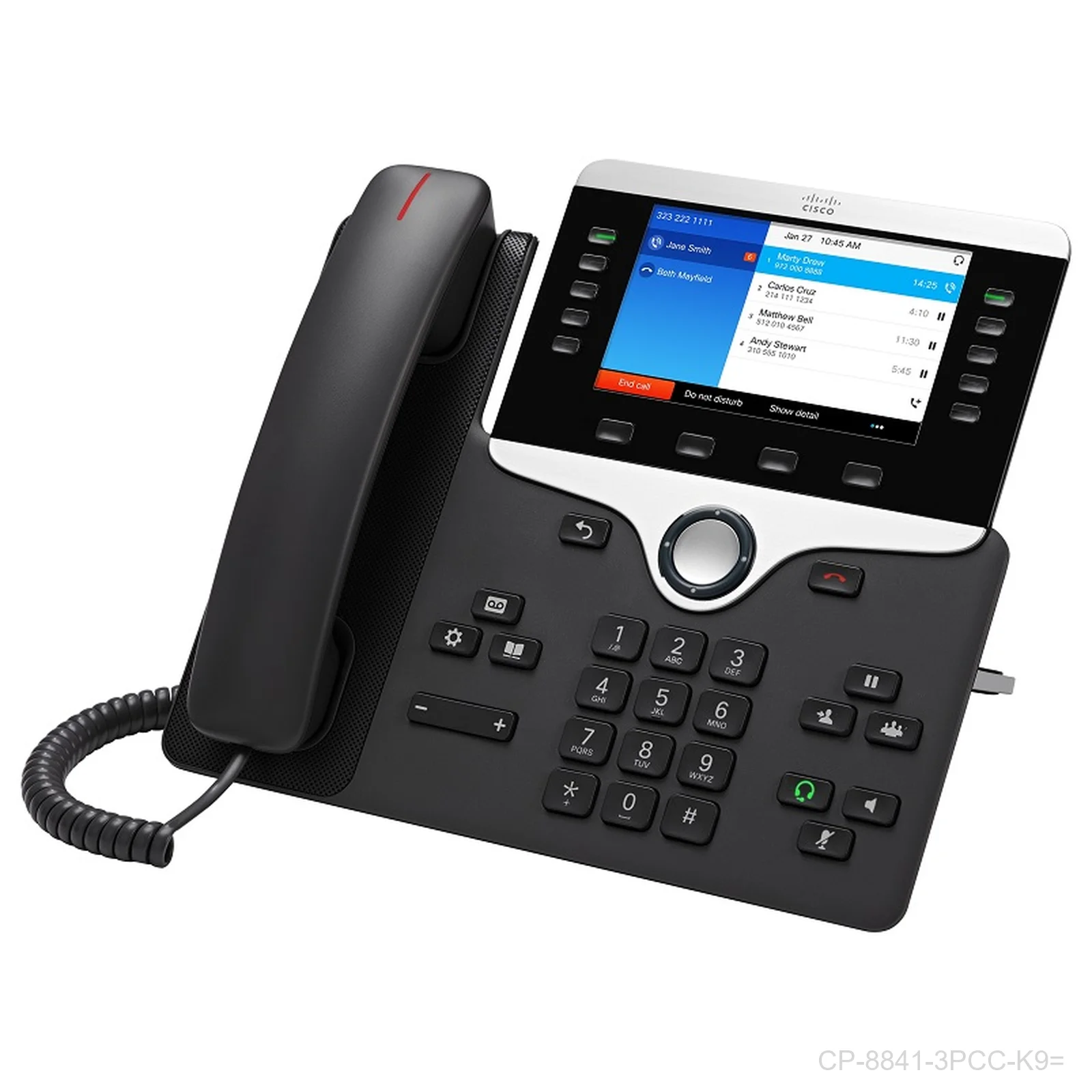 [CP-8841-3PCC-K9=] Cisco CP-8841-3PCC-K9= 8841 MPP Colour IP Phone