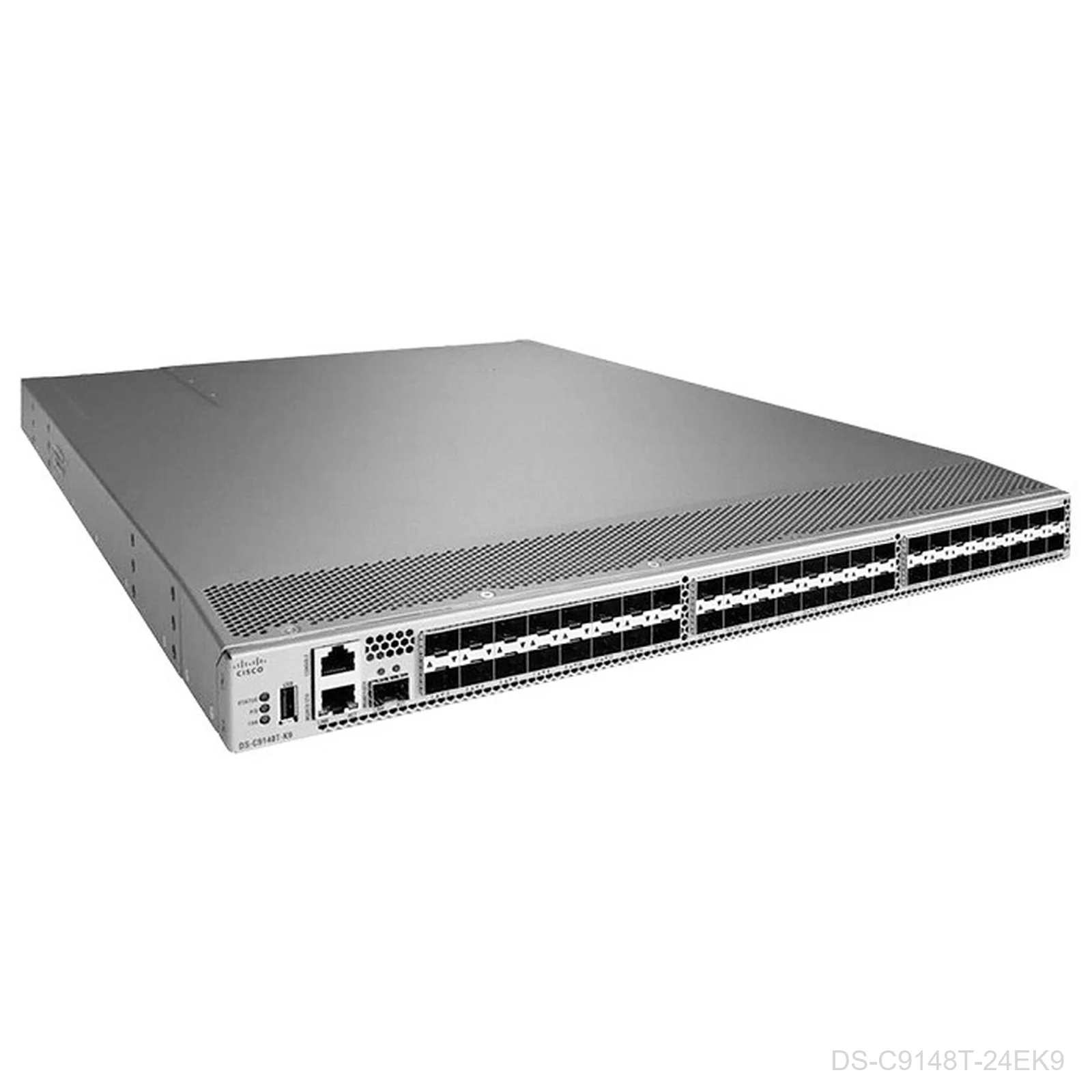 Cisco DS-C9148T-24EK9 – MDS 9148T 32G Fibre Channel Switch, 24 Active Ports, Exhaust, Spare