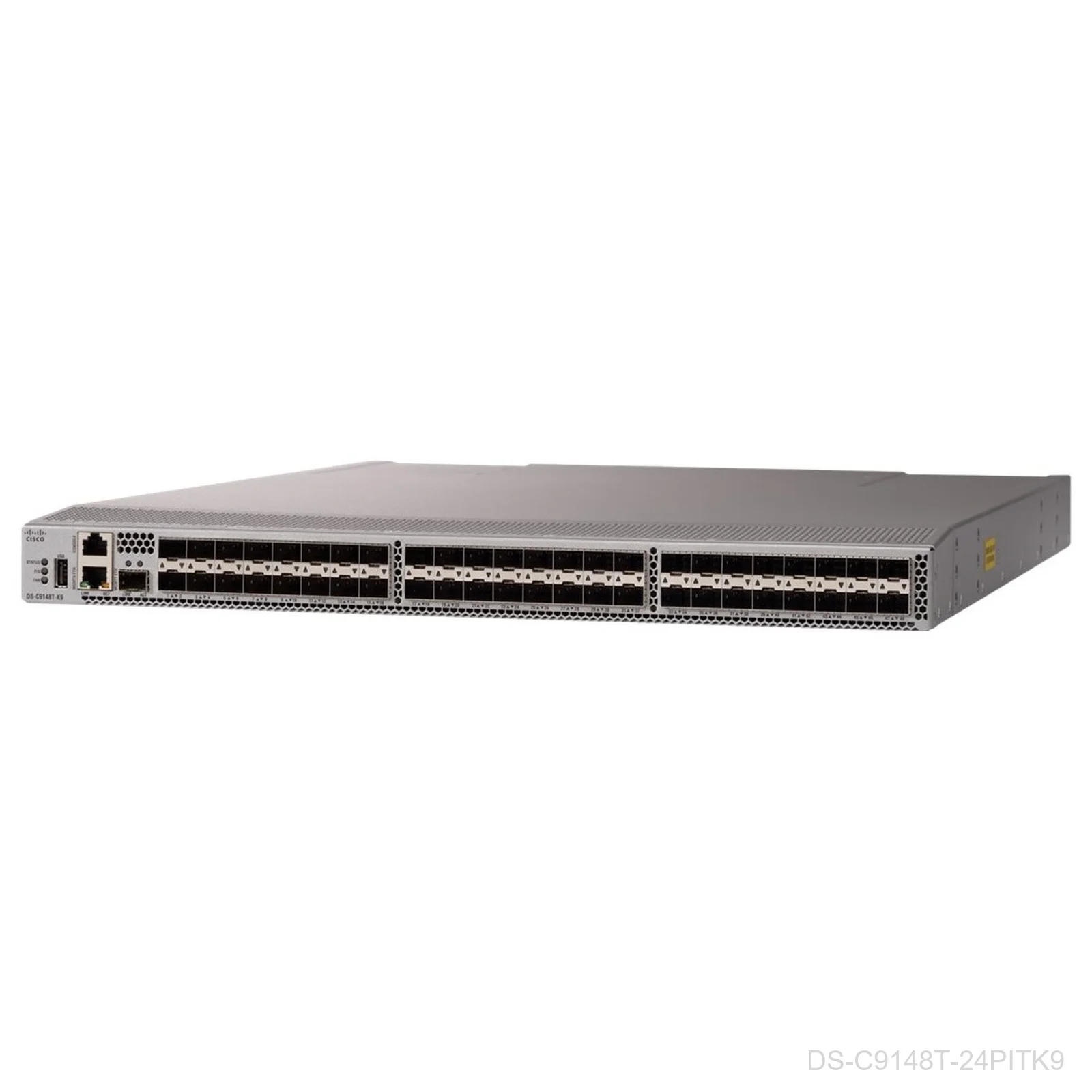 Cisco DS-C9148T-24PITK9 – MDS 9148T 32G Fibre Channel Switch, 24 Active Ports + 32G SW, Intake