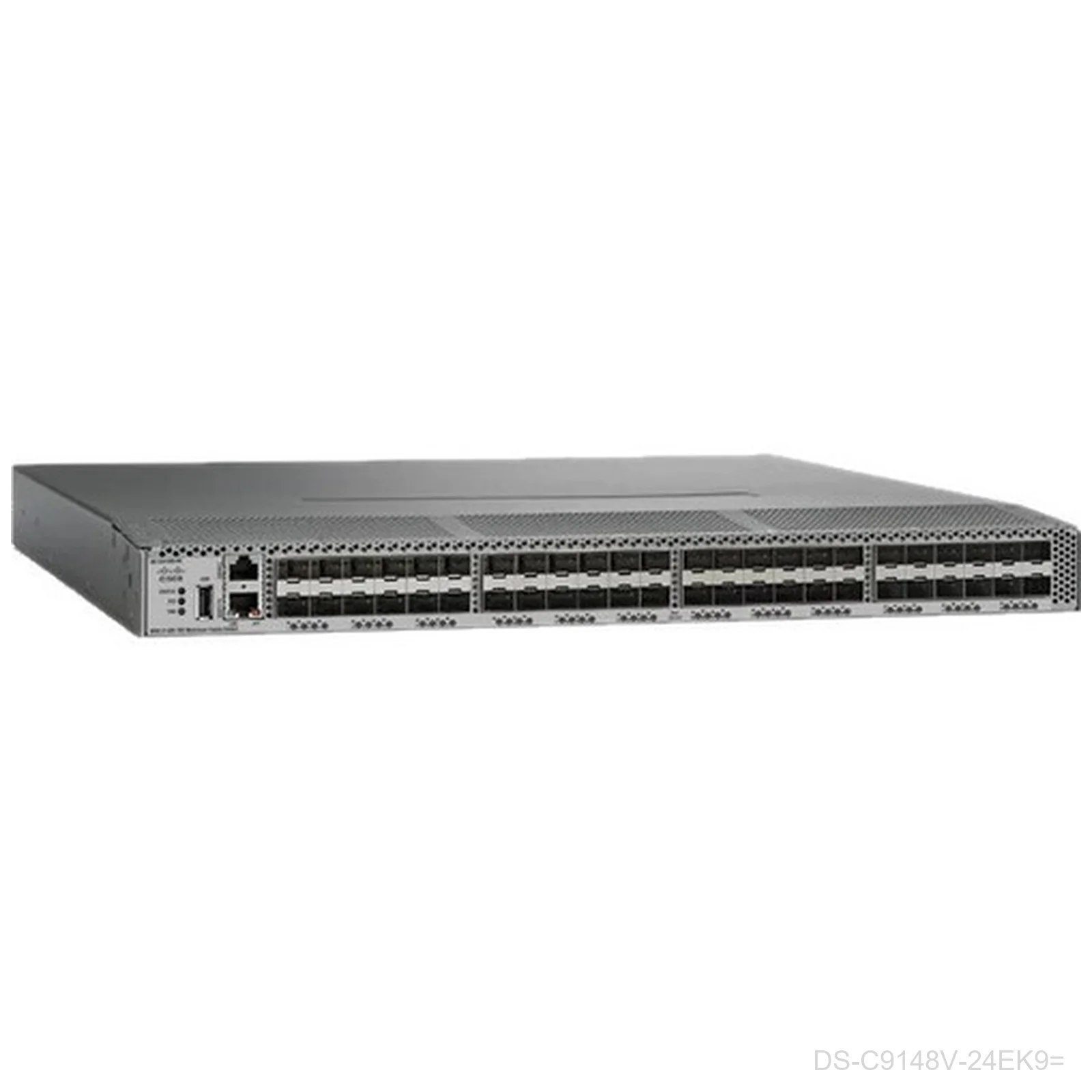 Cisco DS-C9148V-24EK9= – MDS 9148V 64G 1RU Fibre Channel Switch, 24 Active Ports, 4 Fans, 2 PSUs, Exhaust, Spare