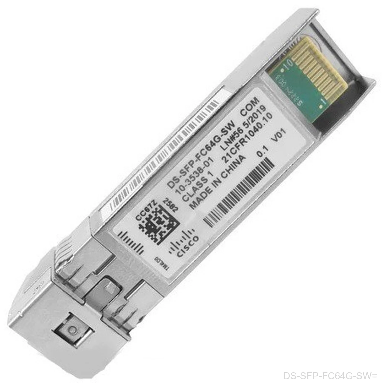 Cisco DS-SFP-FC64G-SW= – 64 Gbps Fibre Channel SW SFP+ Transceiver, LC