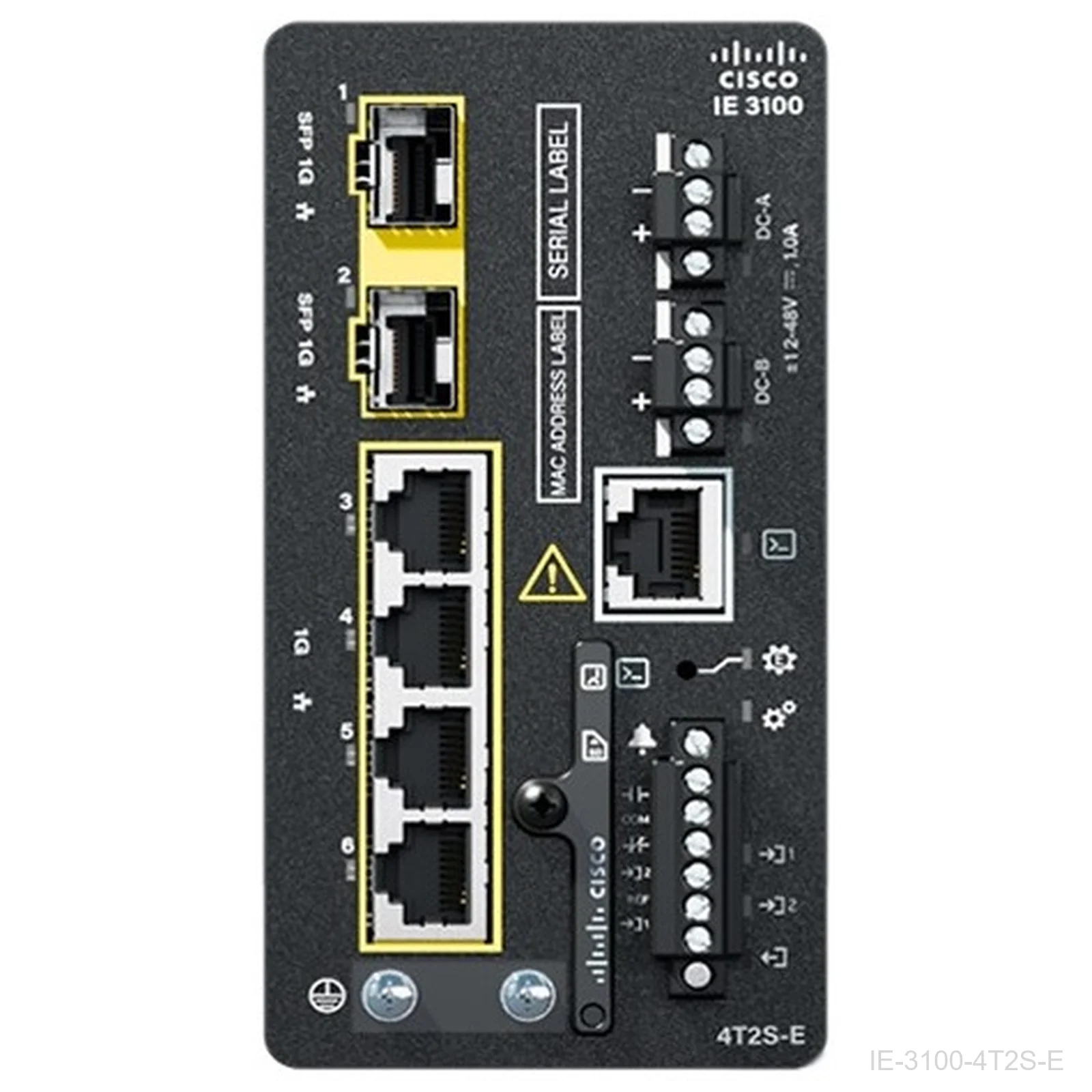 Cisco IE-3100-4T2S-E – Catalyst IE3100 Rugged Switch, 4 GE Copper, 2 GE SFP, Fixed, Network Essentials