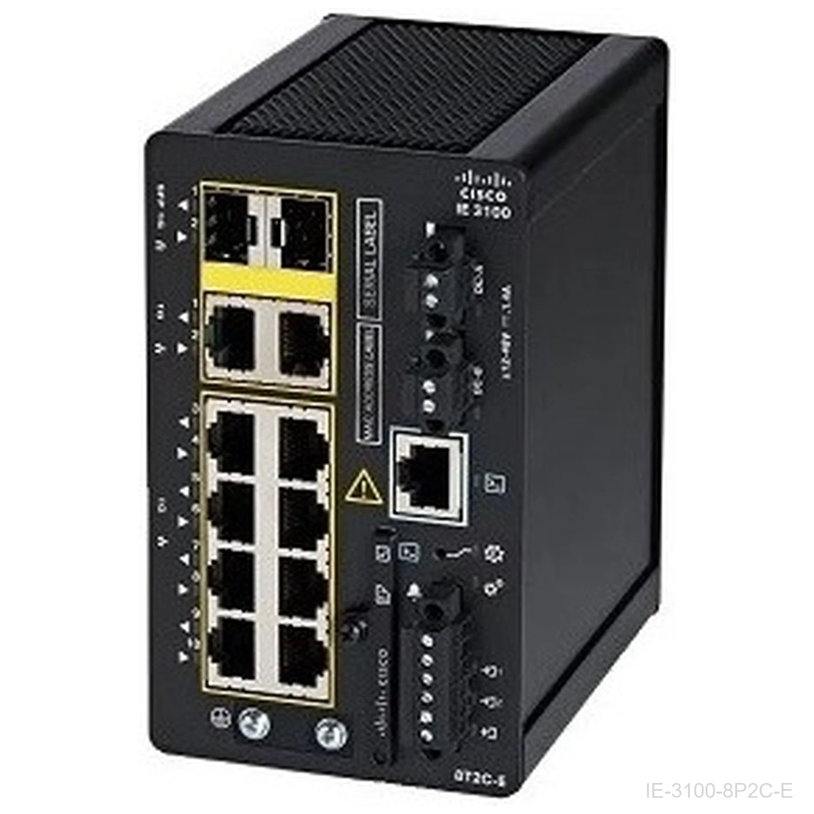 Cisco IE-3100-8P2C-E – Catalyst IE3100 Rugged Switch, 8 GE PoE/PoE+, 2 GE Combo Uplinks, Network Essentials