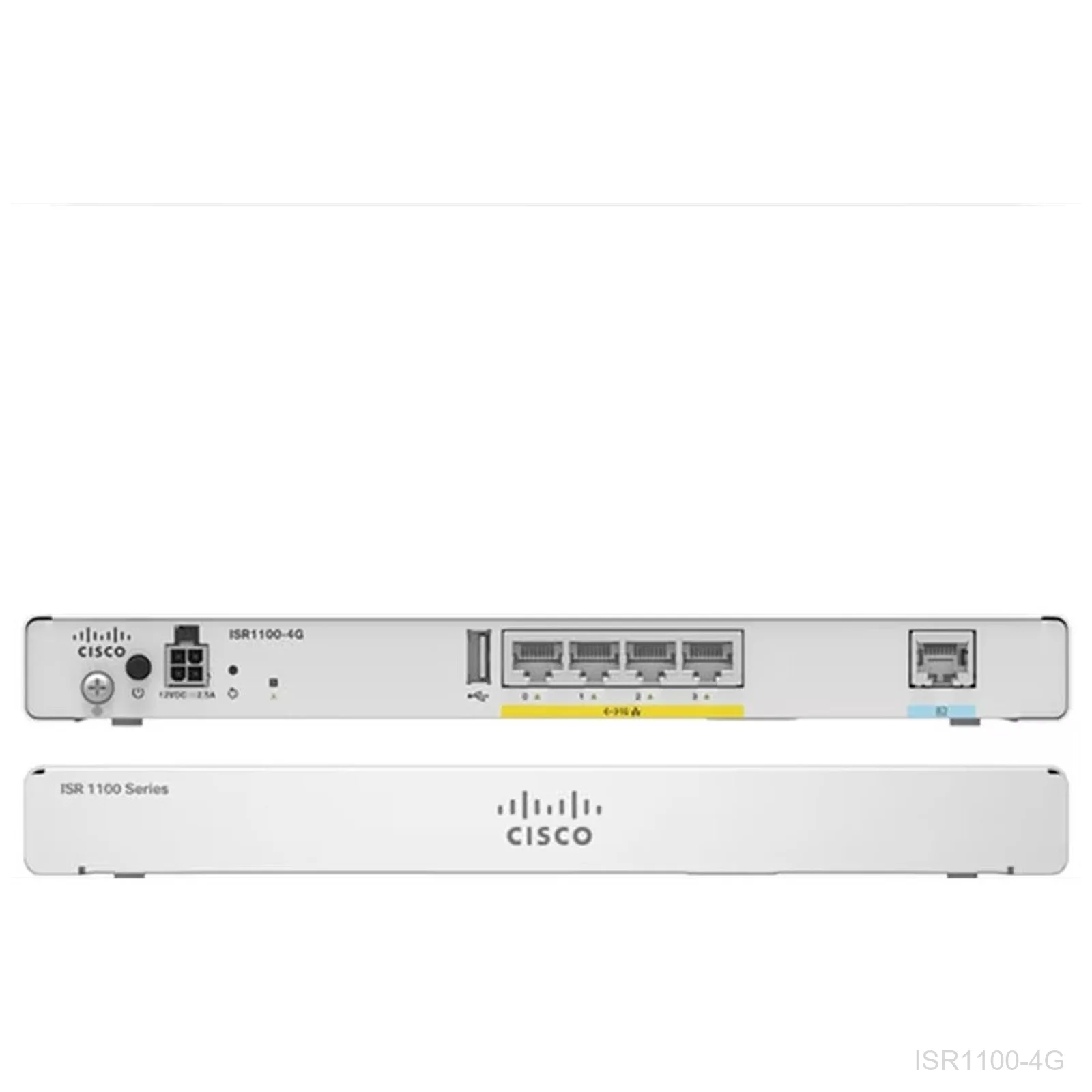 Cisco ISR1100-4G – ISR1100 Series SD-WAN Router, 4 Ethernet LAN/WAN Ports, 4GB DRAM