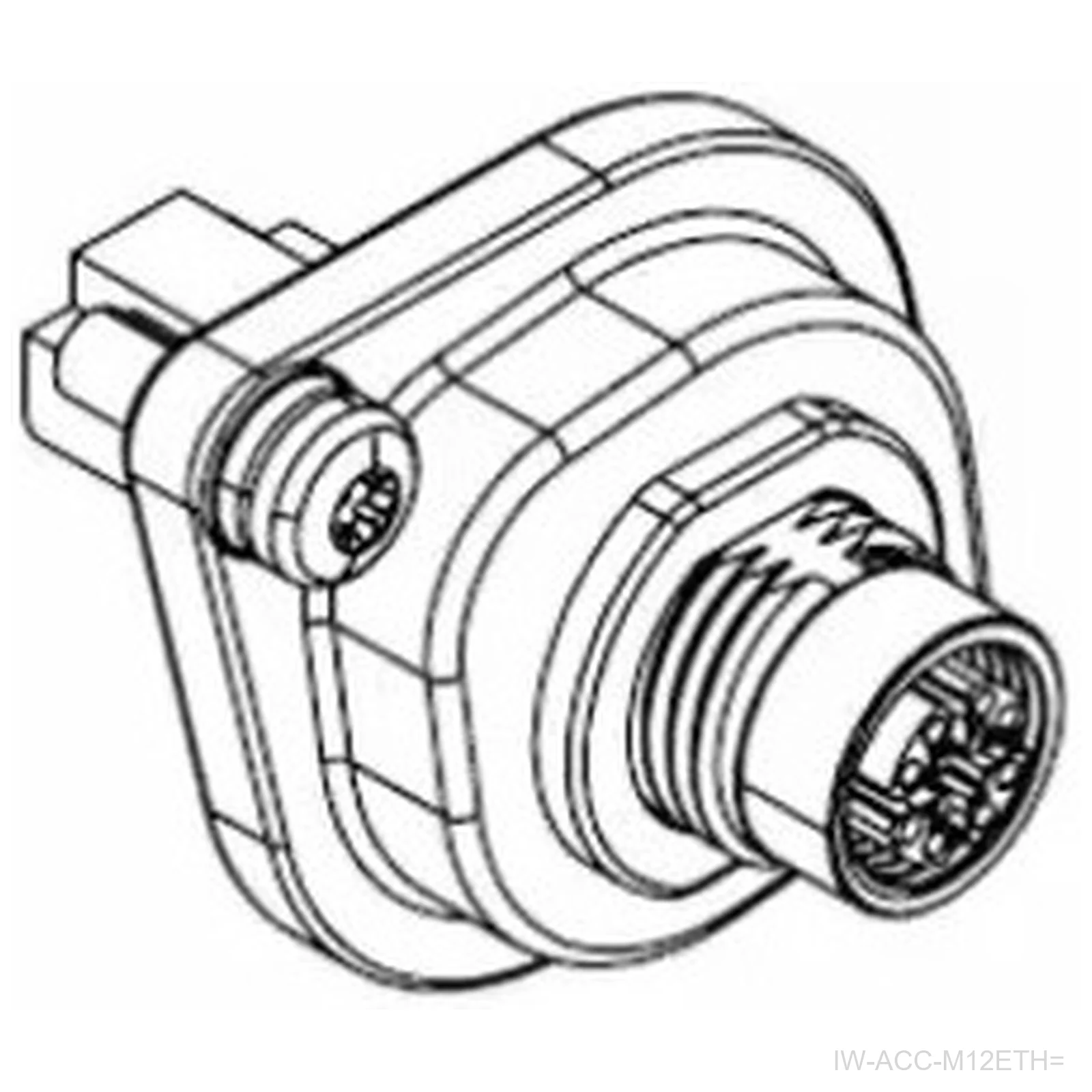 Cisco IW-ACC-M12ETH= – RJ45 to M12 Adapter