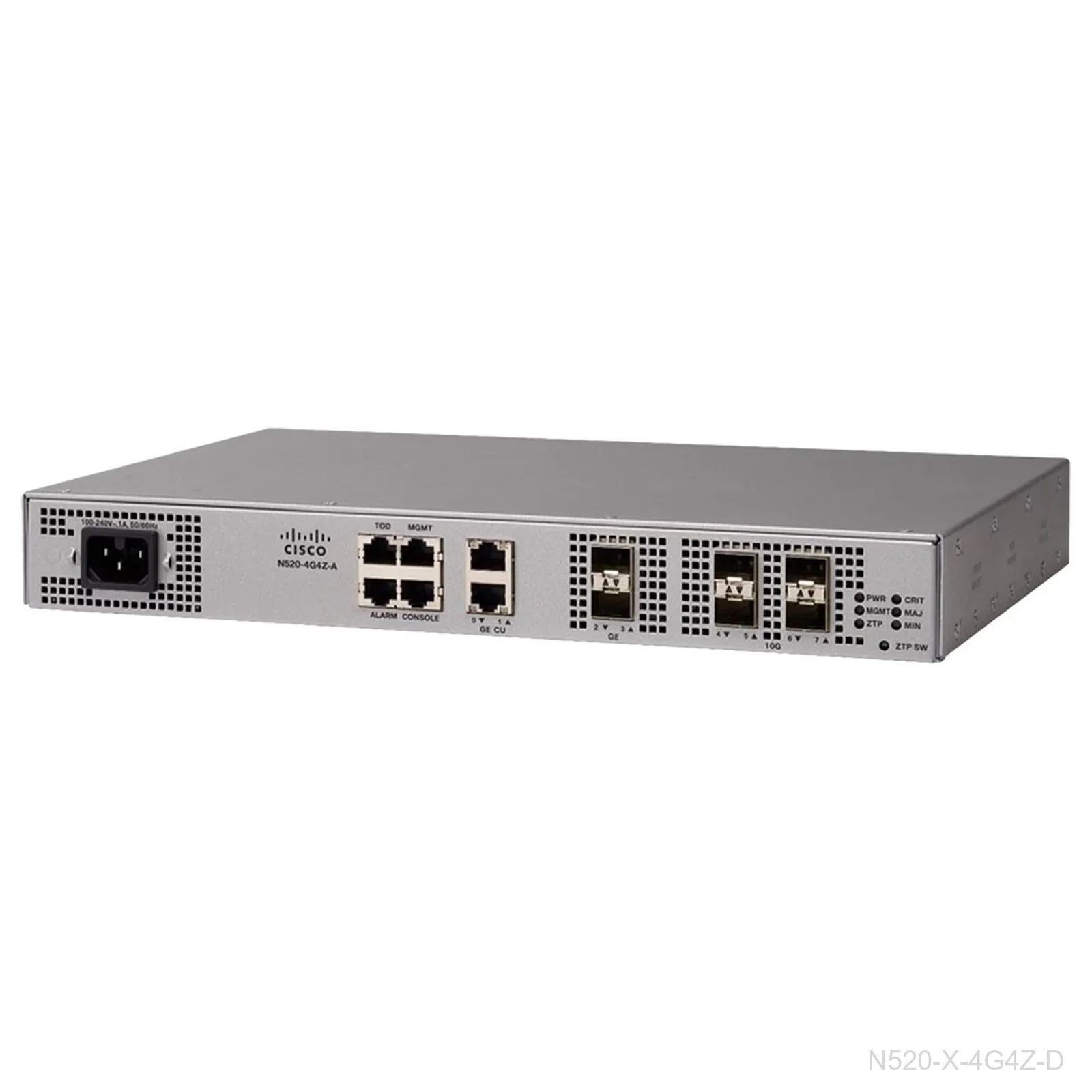 Cisco N520-X-4G4Z-D – NCS 520 Router, 4x GE + 4x 10GE, Industrial Temperature, DC Power