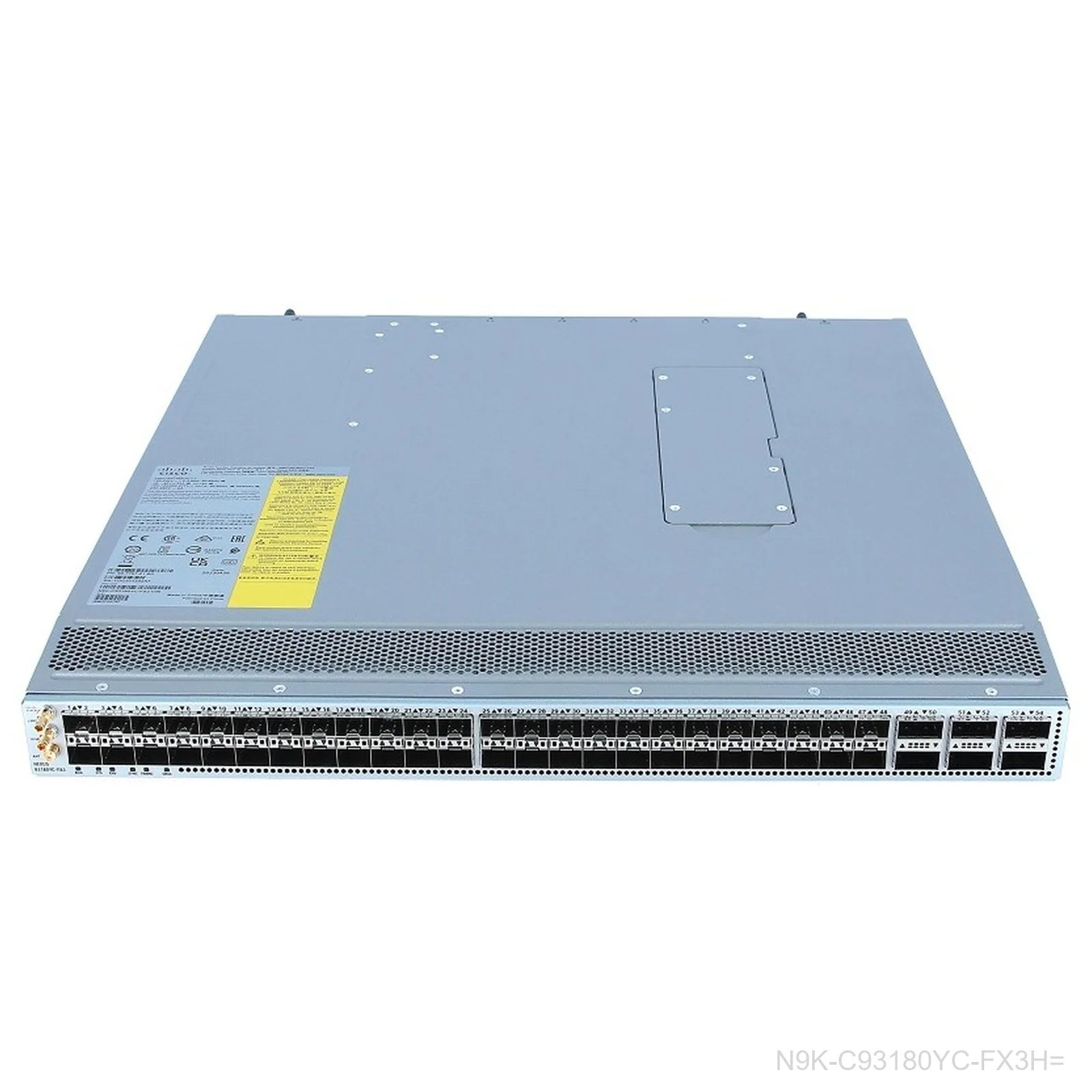 Cisco N9K-C93180YC-FX3H= Nexus 9300 Switch, 24x 1/10/25G, 6x 40/100G, MACsec, SyncE, Spare