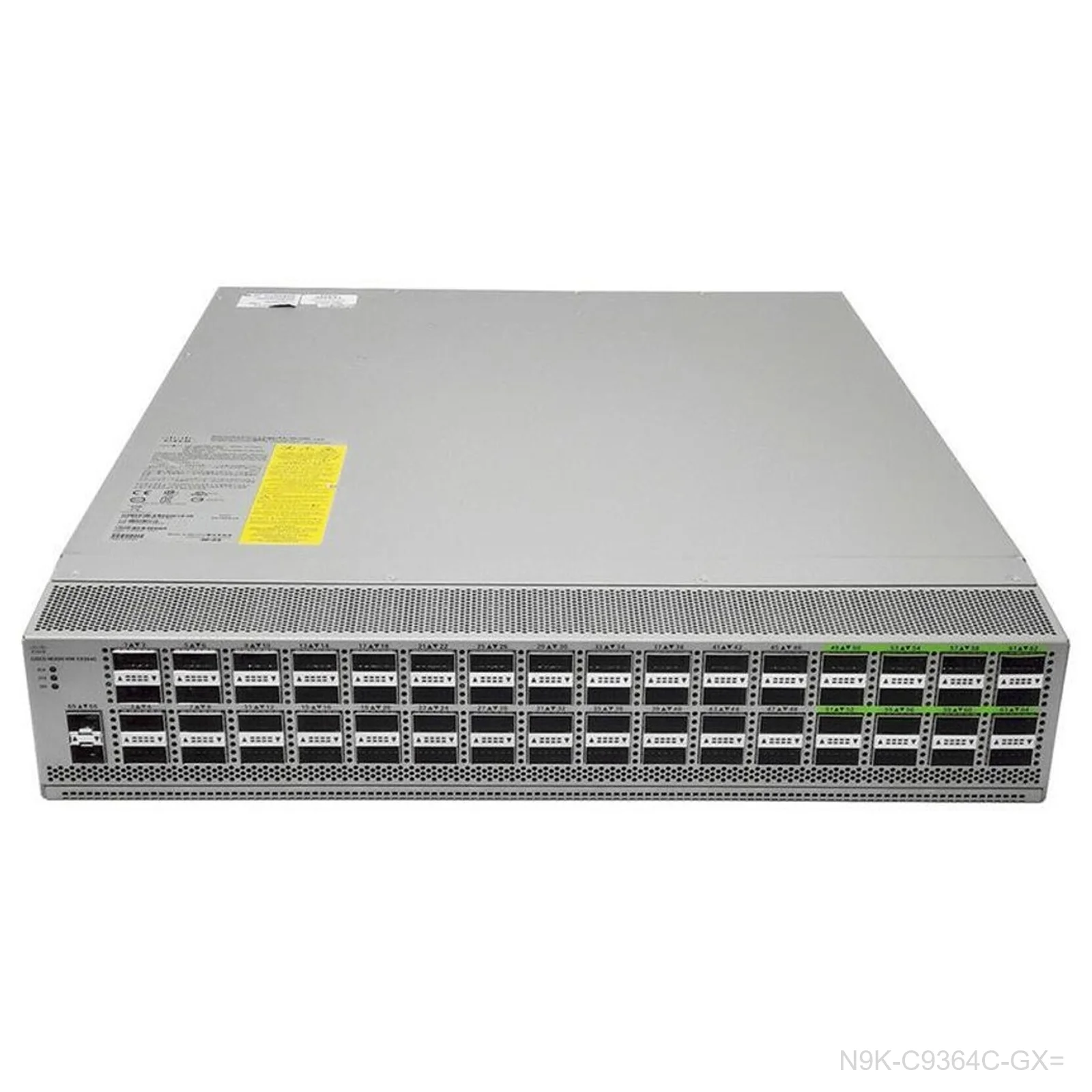 Cisco N9K-C9364C-GX= Nexus 9300 Switch, 64x 40/100G QSFP28, ACI and NX-OS Leaf/Spine, Spare