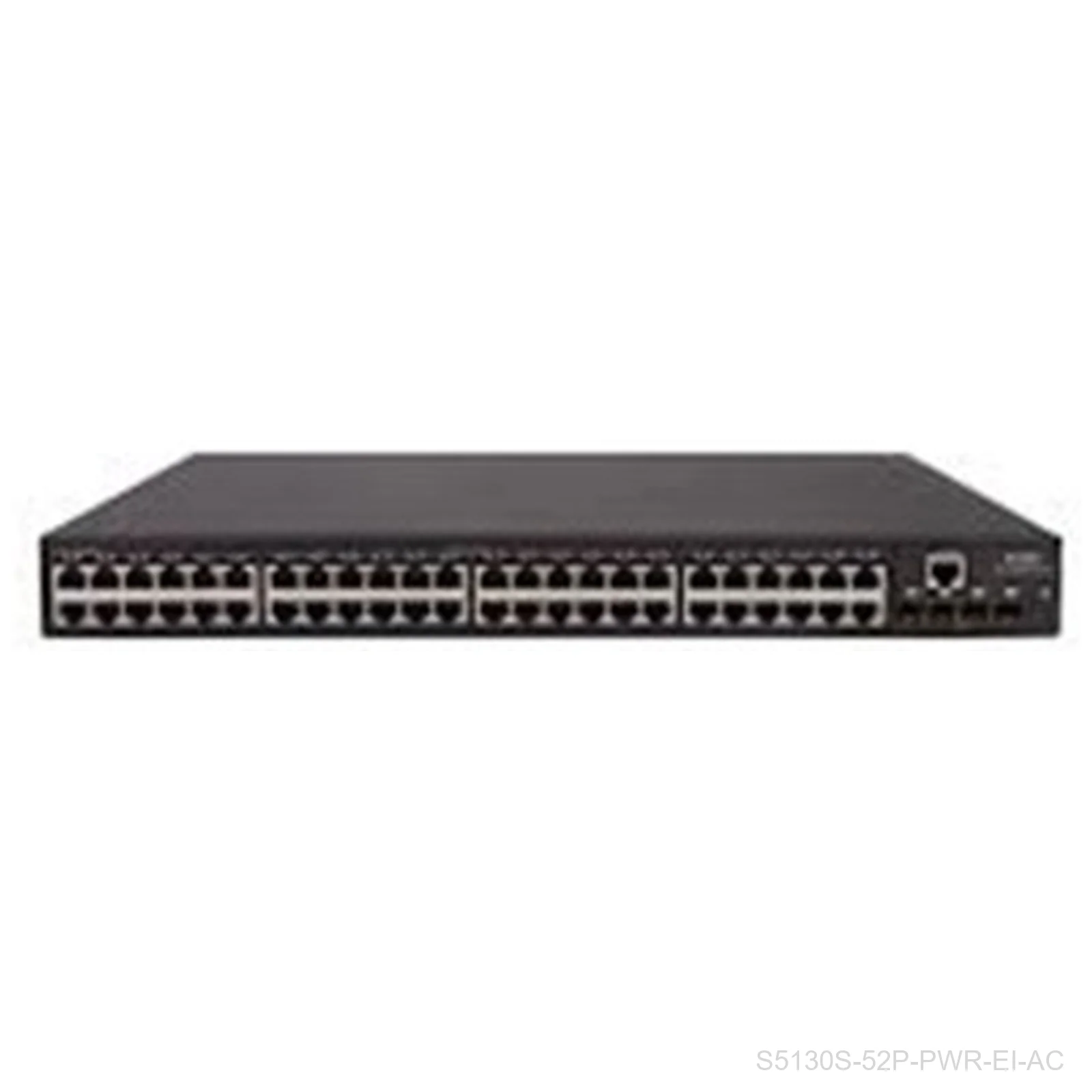 H3C S5130S-52P-PWR-EI-AC 48-Port Gigabit PoE+ Switch, 370W, 4x 1G SFP
