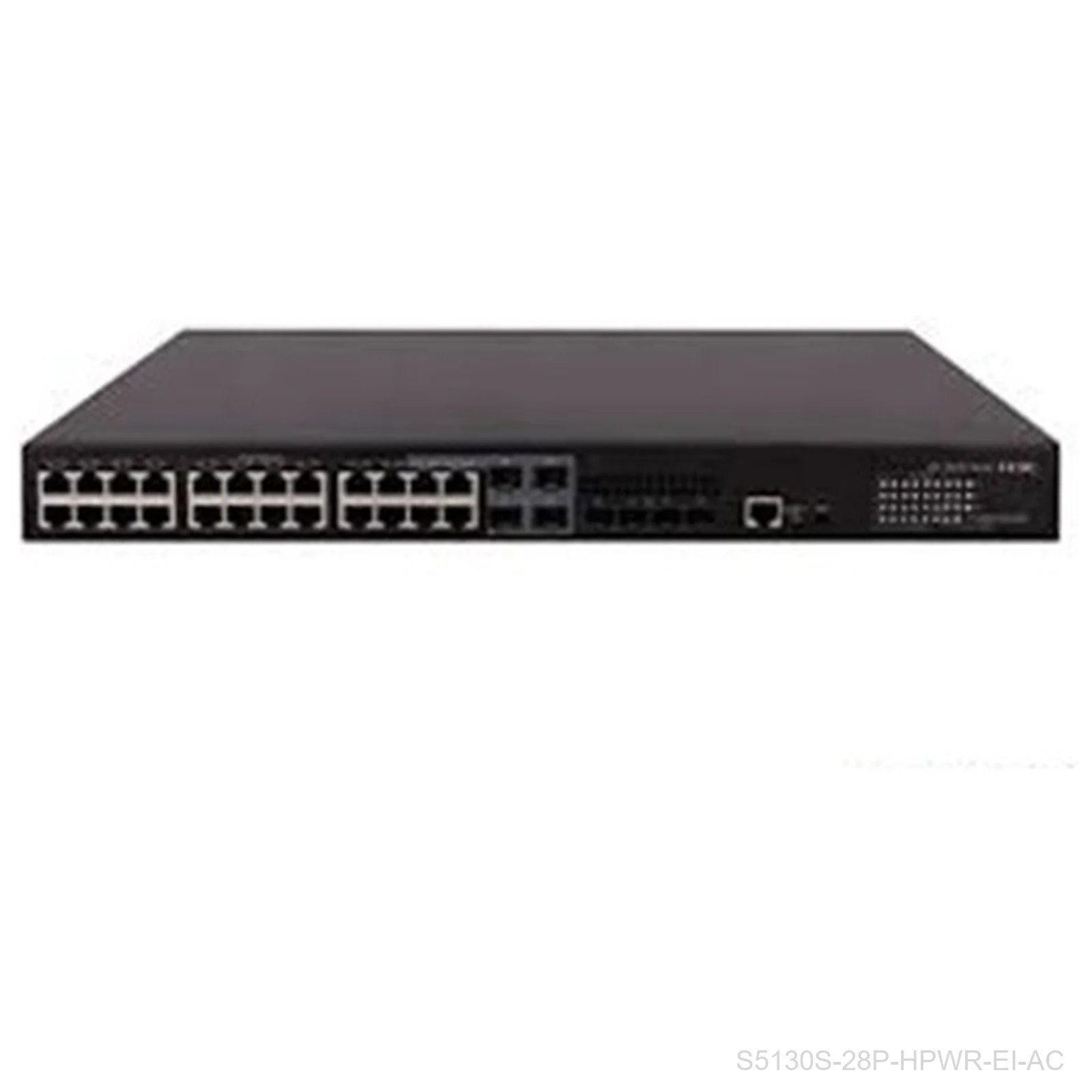 H3C S5130S-28P-HPWR-EI-AC 24-Port Gigabit PoE+ Switch, 370W, 4x 1G SFP