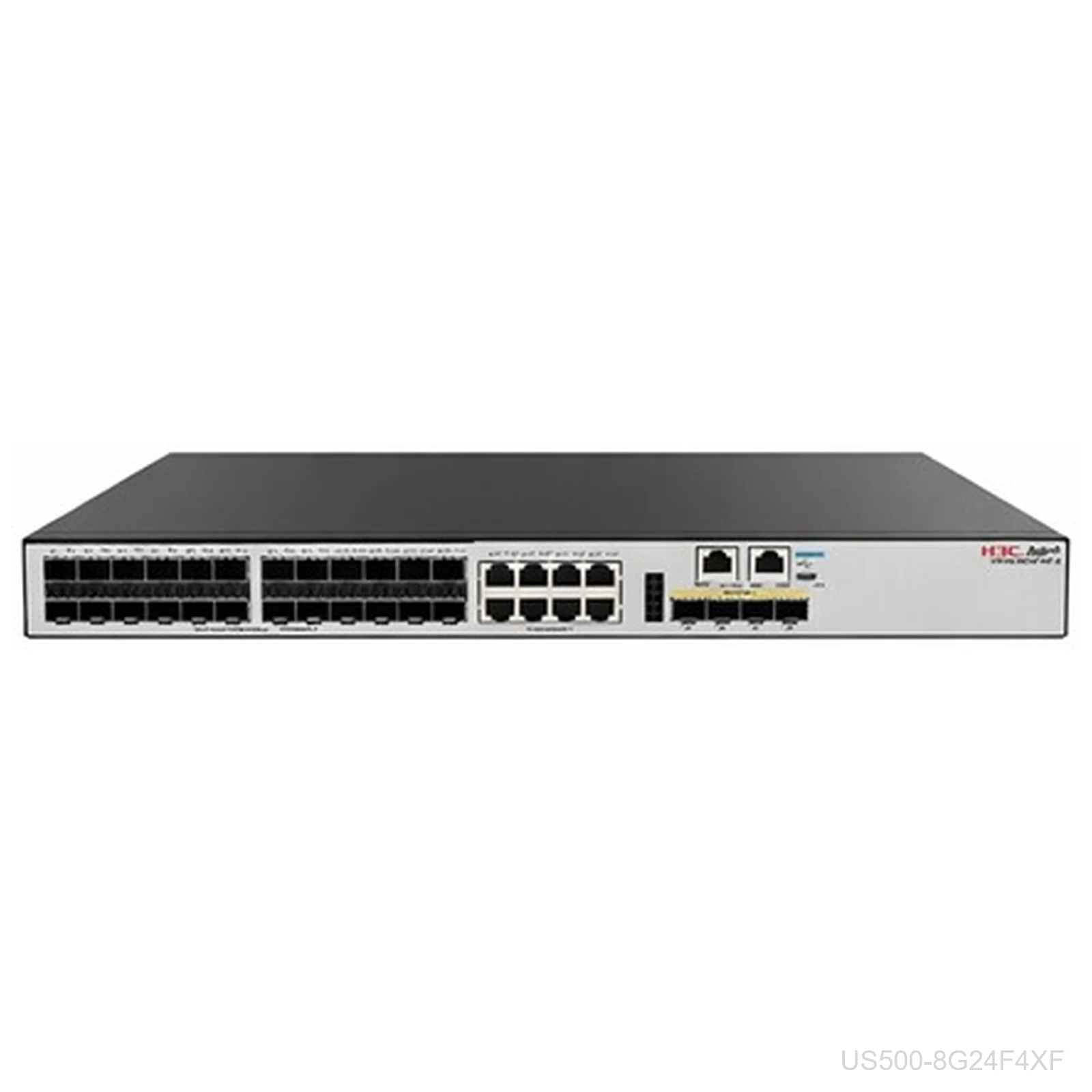 H3C US500-8G24F4XF Aolynk 24-Port 1G SFP Switch, 8 Combo, 4x 10G SFP+, 9801A8E5