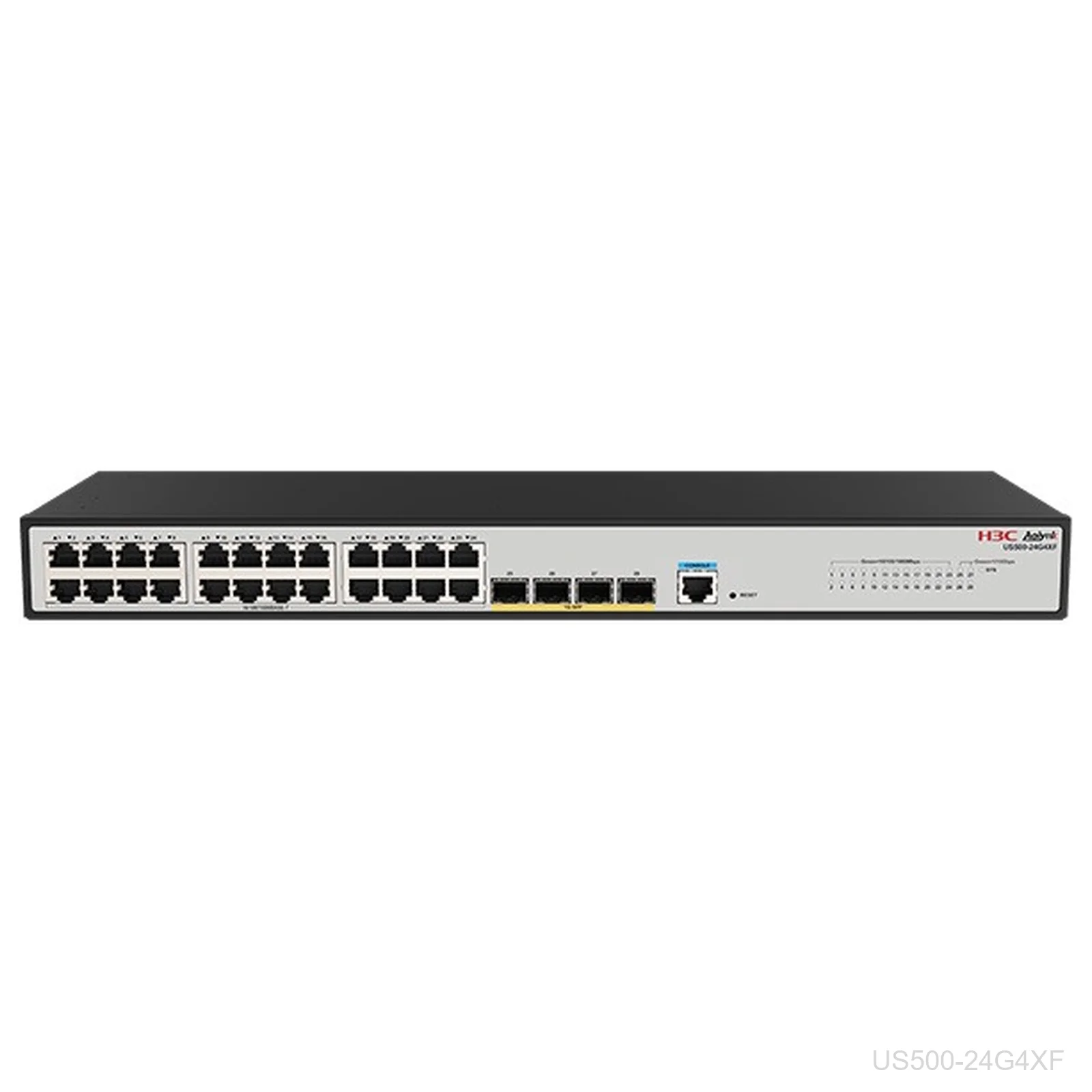H3C US500-24G4XF Aolynk 24-Port Gigabit Switch, 4x 10G SFP+, 9801A8ED