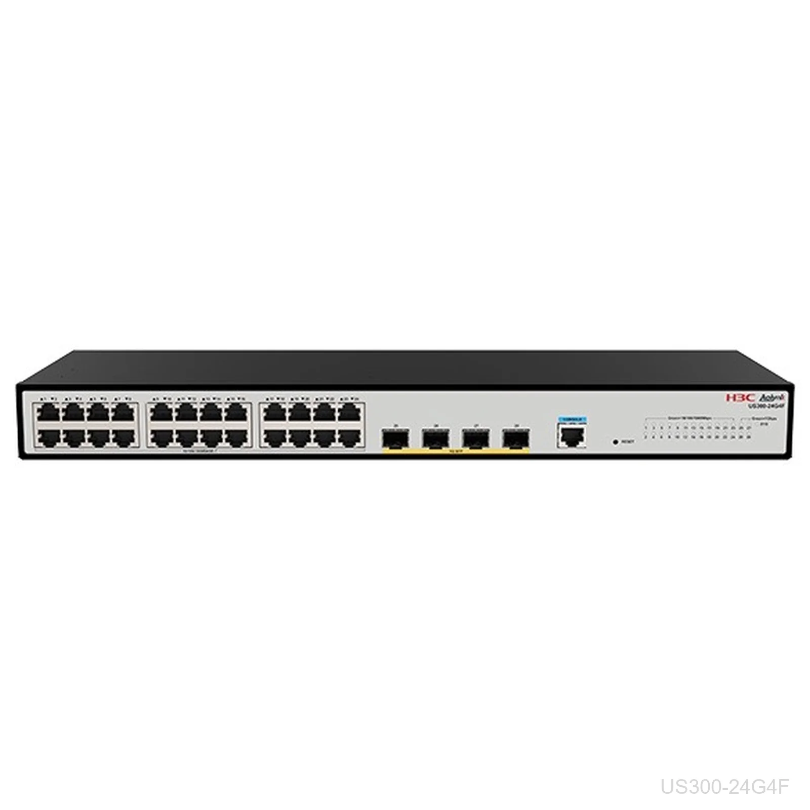 H3C US300-24G4F Aolynk 24-Port Gigabit Switch, 4x 1G SFP, 9801A8EG