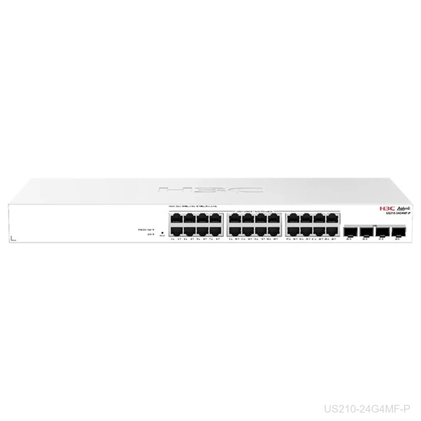 H3C US210-24G4MF-P Aolynk 24-Port Gigabit PoE+ Switch, 240W, 4x 2.5G SFP, 9801A8LC