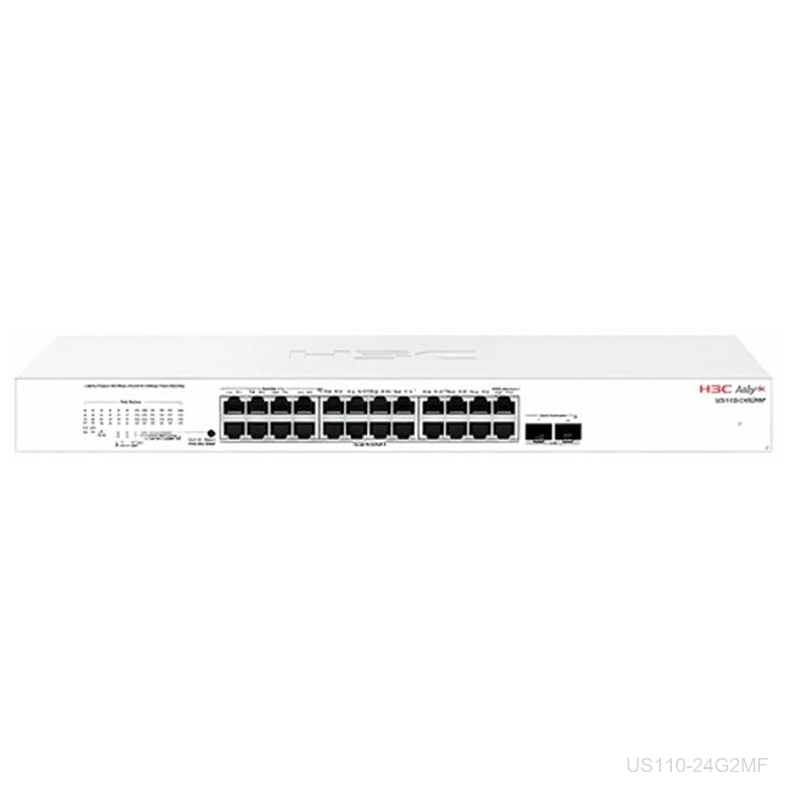 H3C US110-24G2MF Aolynk 24-Port Gigabit Switch, 2x 2.5G SFP, 9801A8GW