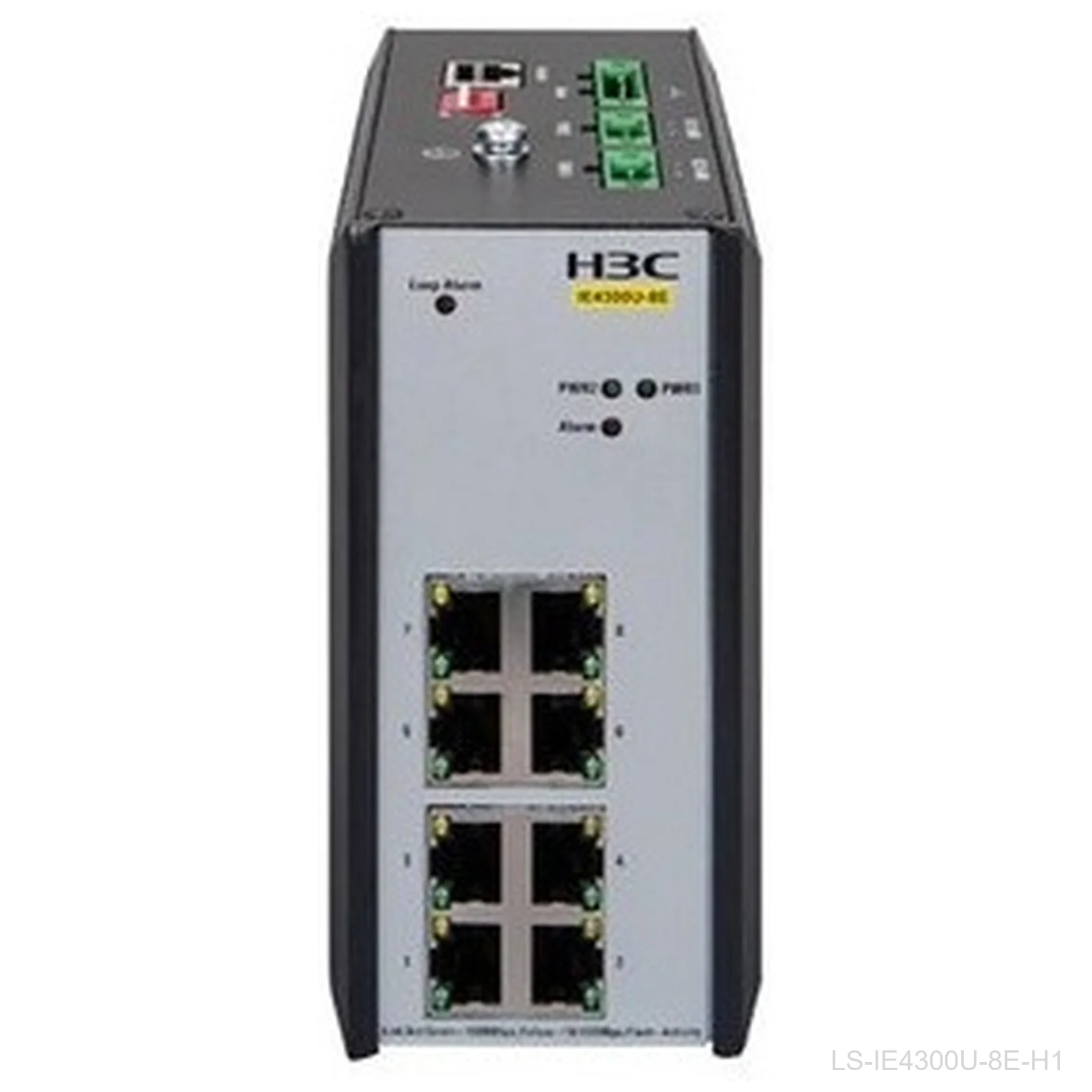 H3C LS-IE4300U-8E-H1 8-Port Gigabit Industrial Switch, Fanless, 9801A6DK