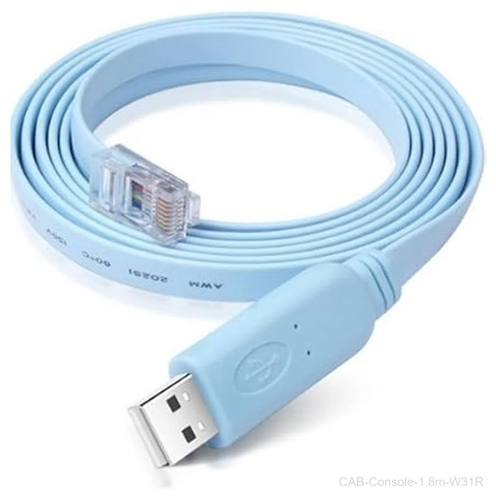 H3C CAB-Console-1.8m-W31R Console Cable, 1.8m, RJ45 to USB, 0404A1EE